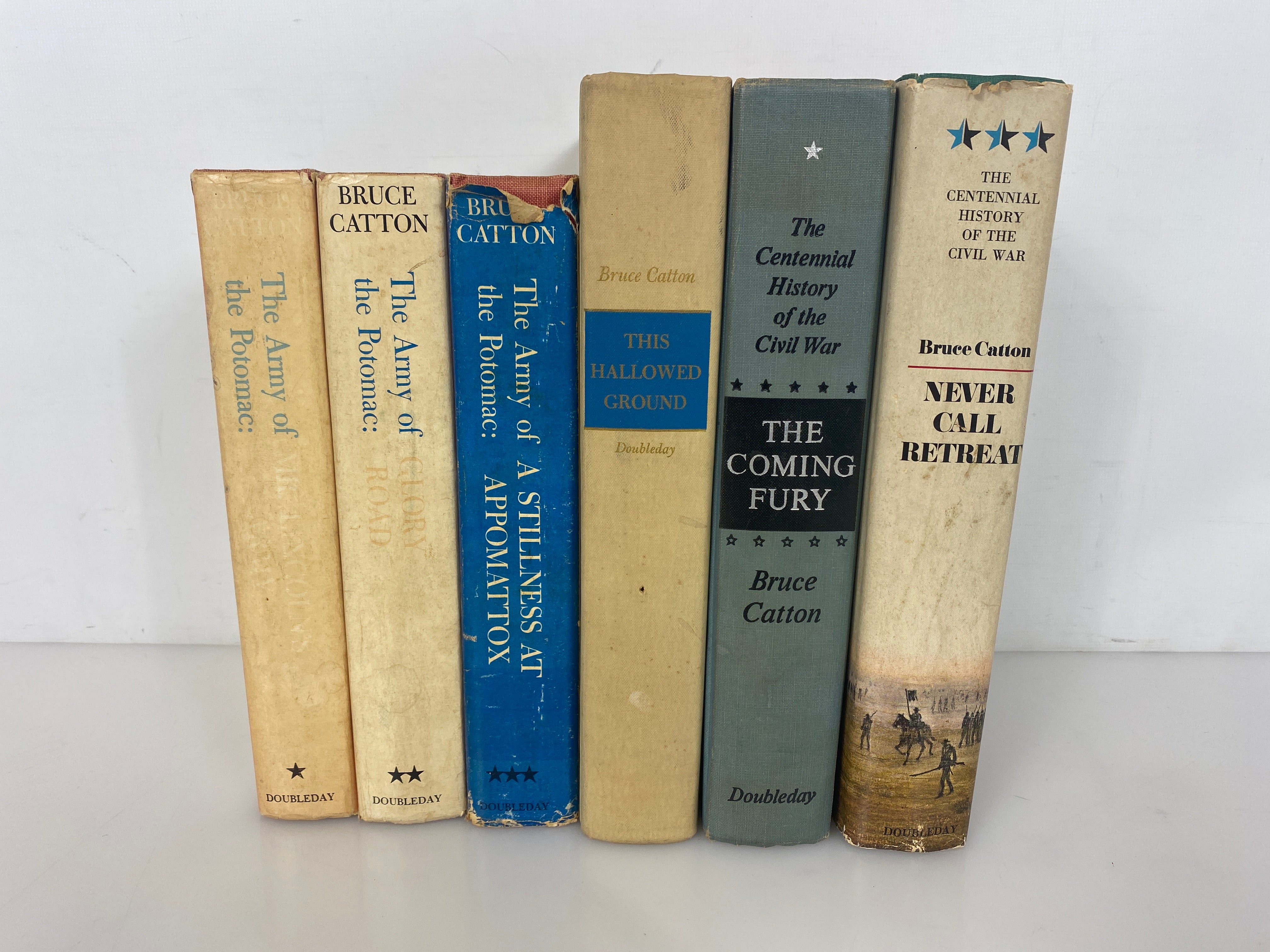 6 Bruce Catton: Army of the Potomac Trilogy History of the Civil War 1952-65 HC
