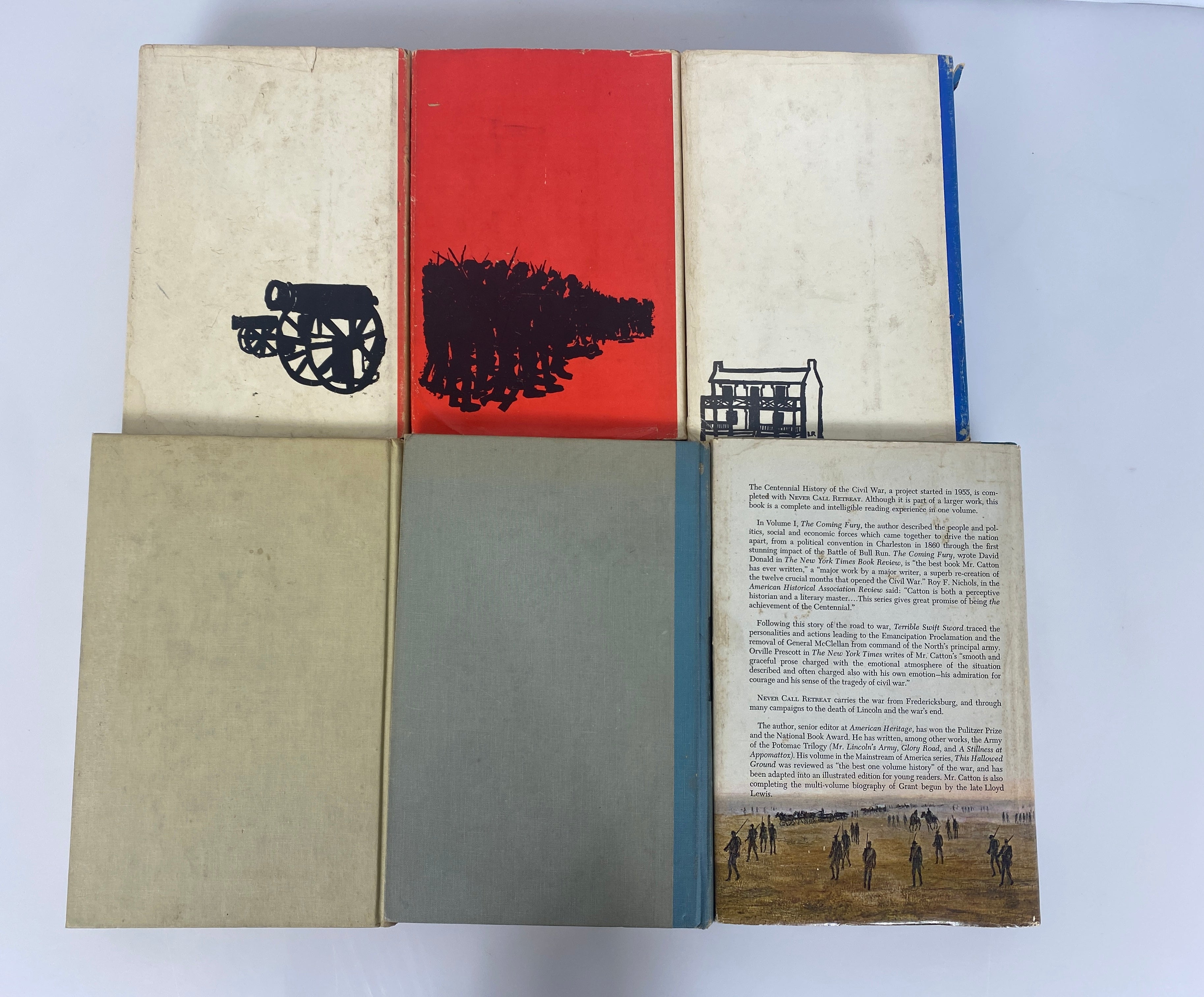 6 Bruce Catton: Army of the Potomac Trilogy History of the Civil War 1952-65 HC