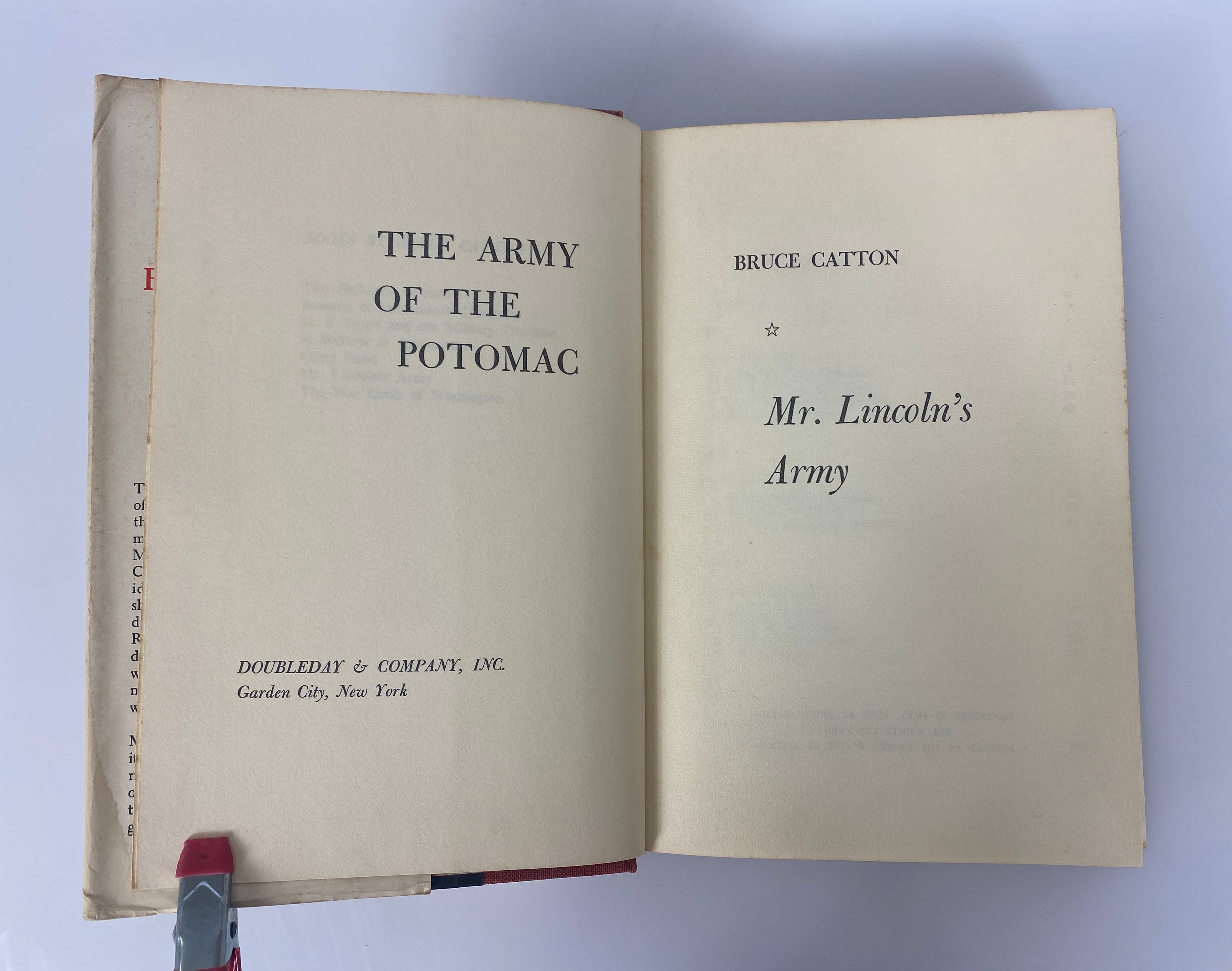 6 Bruce Catton: Army of the Potomac Trilogy History of the Civil War 1952-65 HC