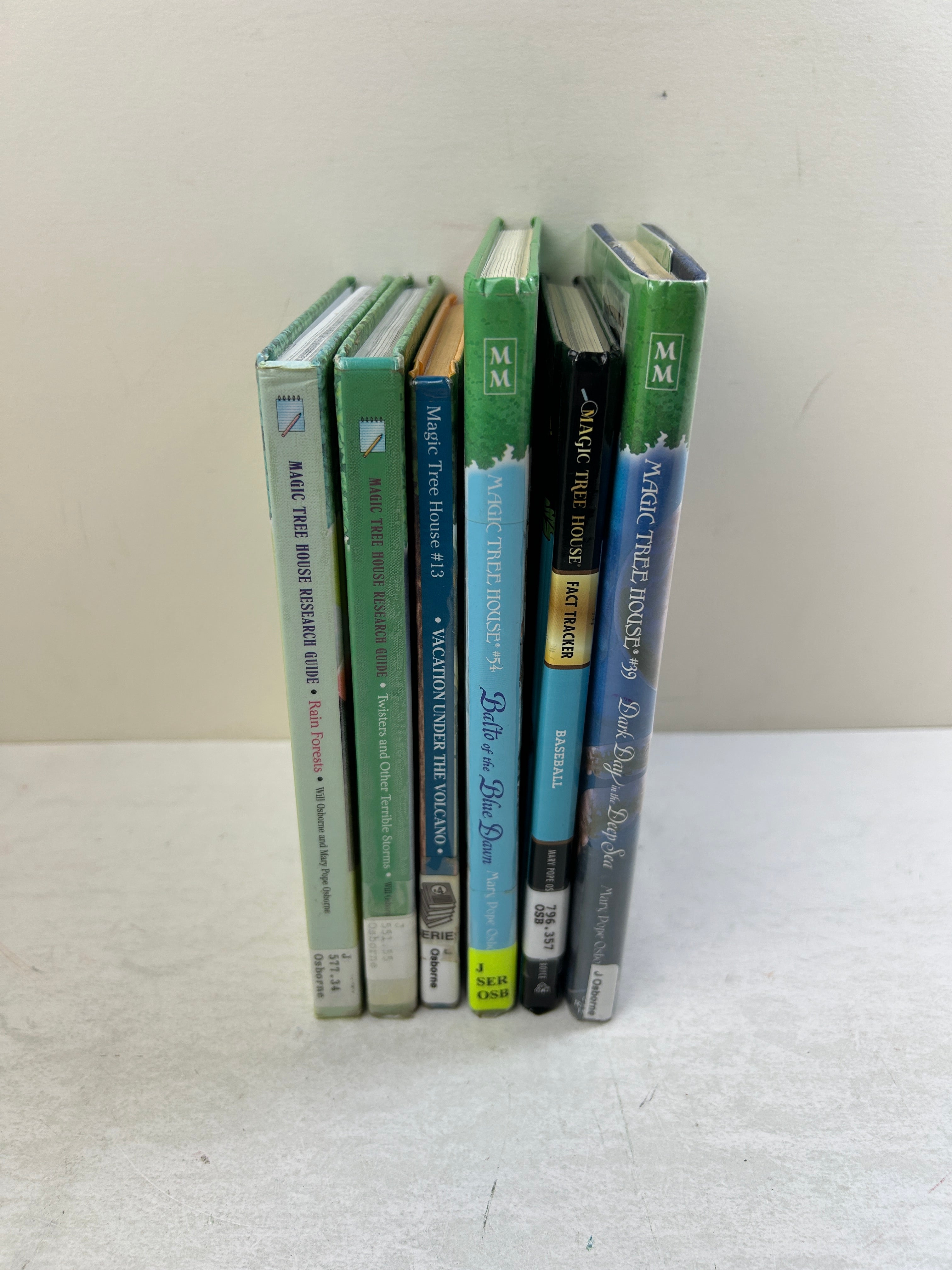 6 Magic Tree House/Merlin Missions/Research Guide/Fact Tracker ExLib Osborne HC