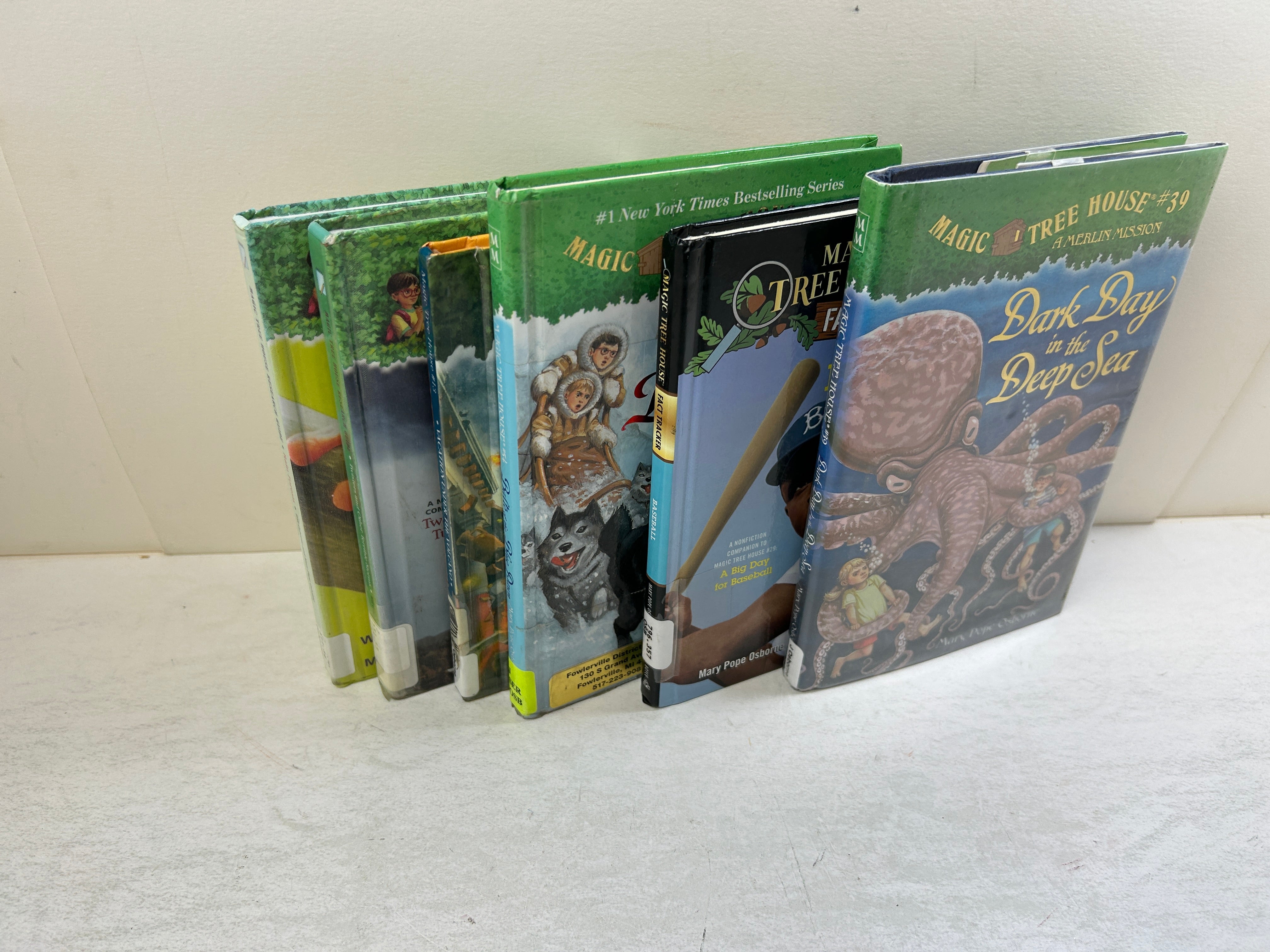 6 Magic Tree House/Merlin Missions/Research Guide/Fact Tracker ExLib Osborne HC