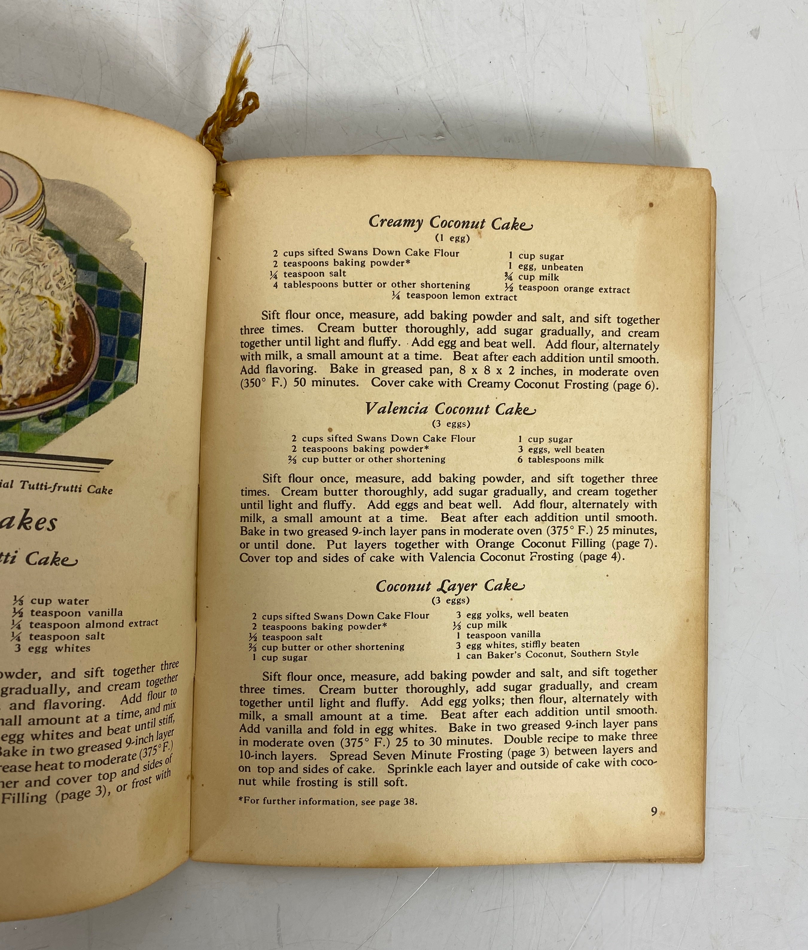 6 Vintage Recipe Booklets incl Coconut/Cranberries/Strawberries/Mincemeat SC
