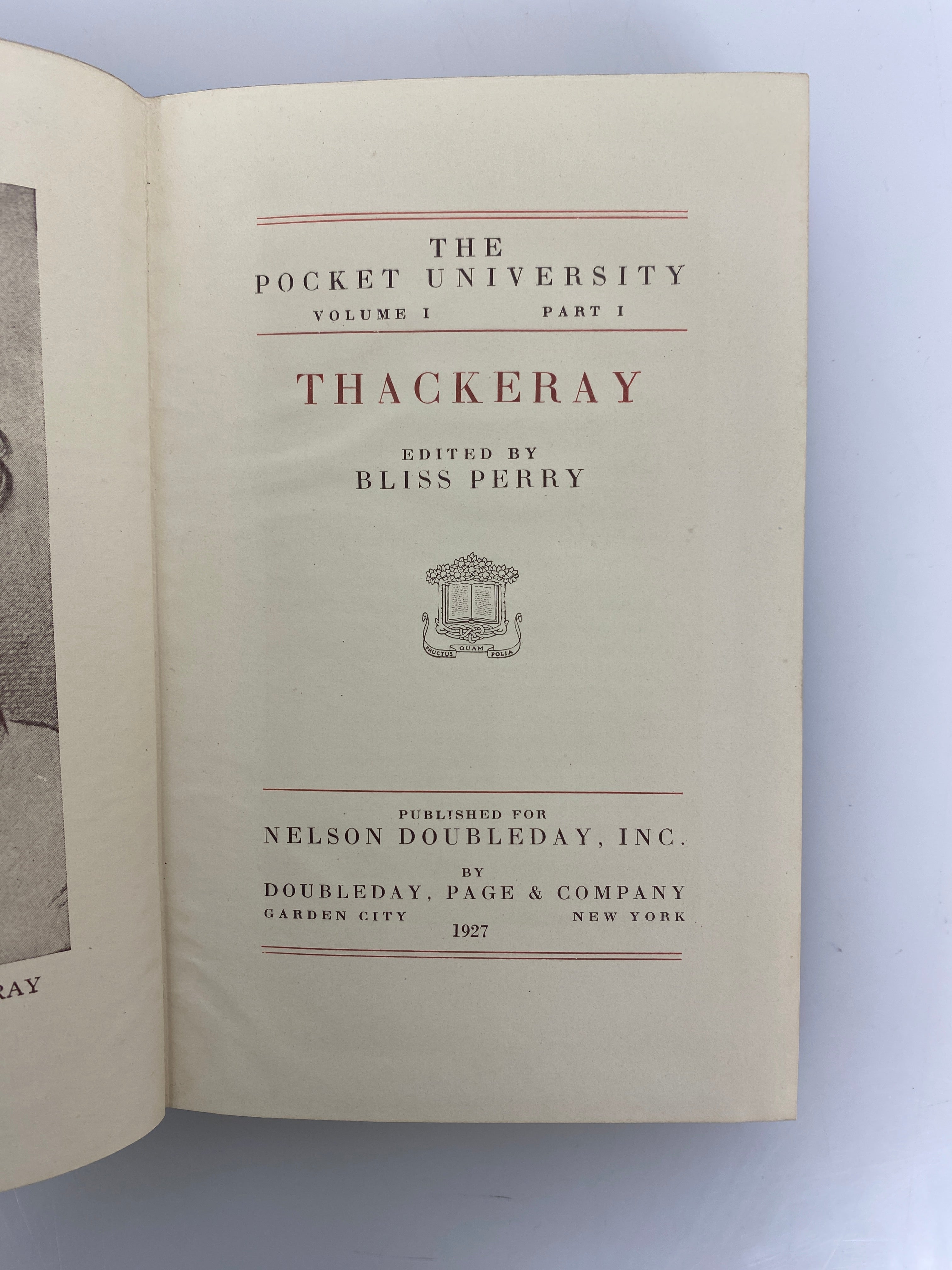 6 Volumes The Pocket University 1-4, 6, 9 1927 Vintage HC