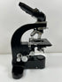 Vintage Leitz Laborlux II Binocular Microscope with Wood Case