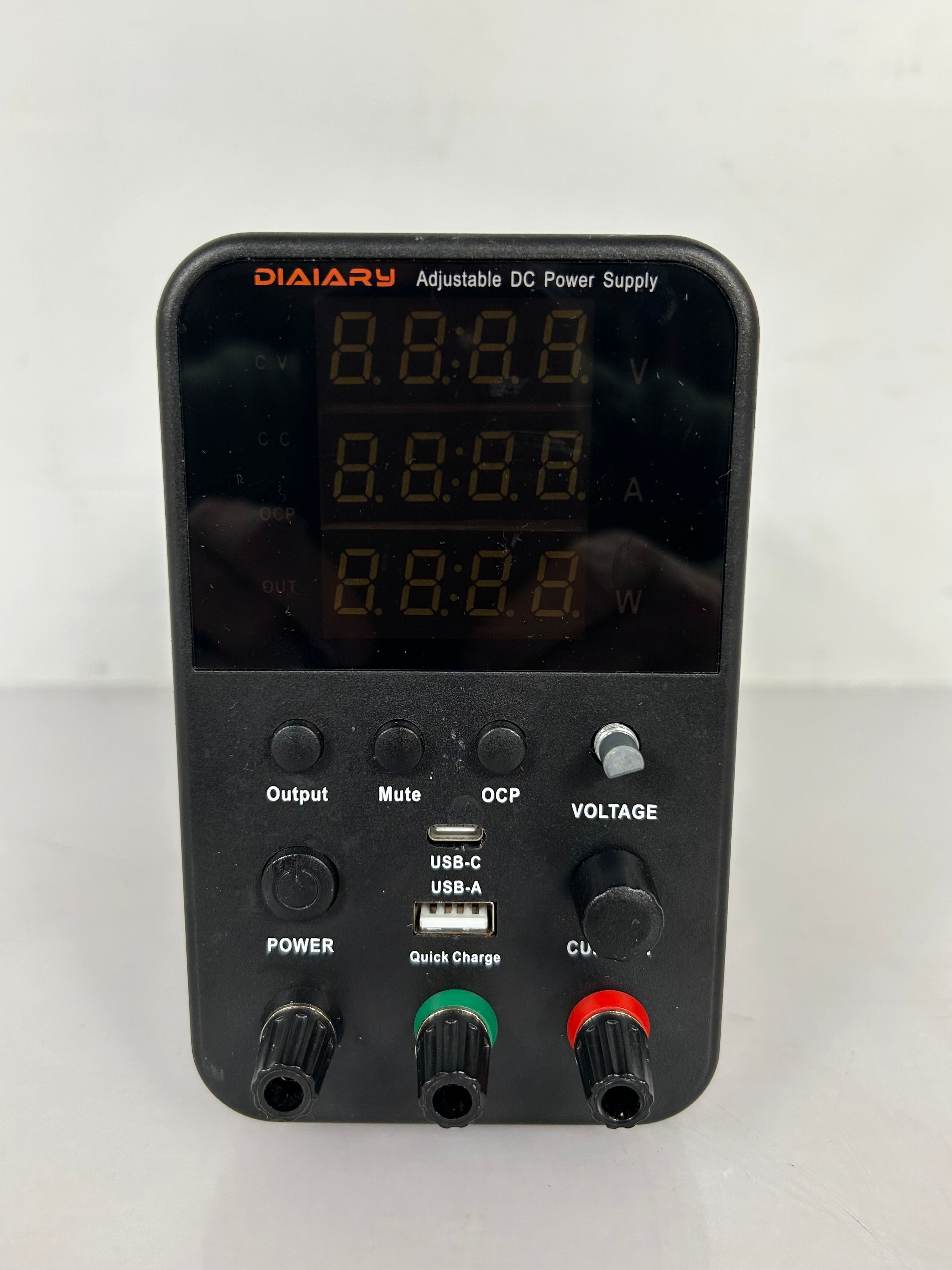 Diaiary Adjustable DC Power Supply *Powers On*