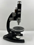 Vintage Bausch and Lomb Student Microscope with Wood Case