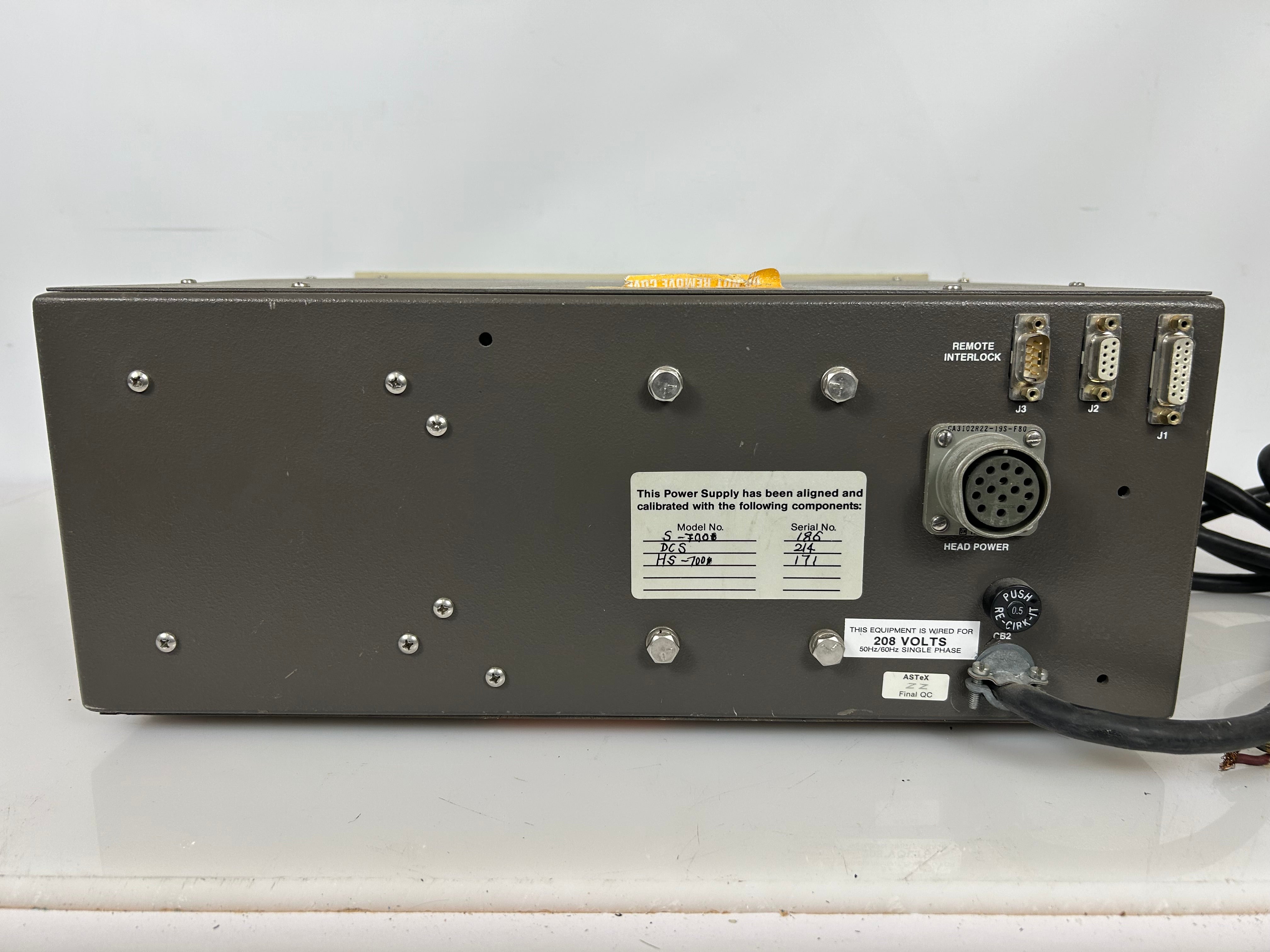 Astex S-1000 Microwave Power Generator *Untested*
