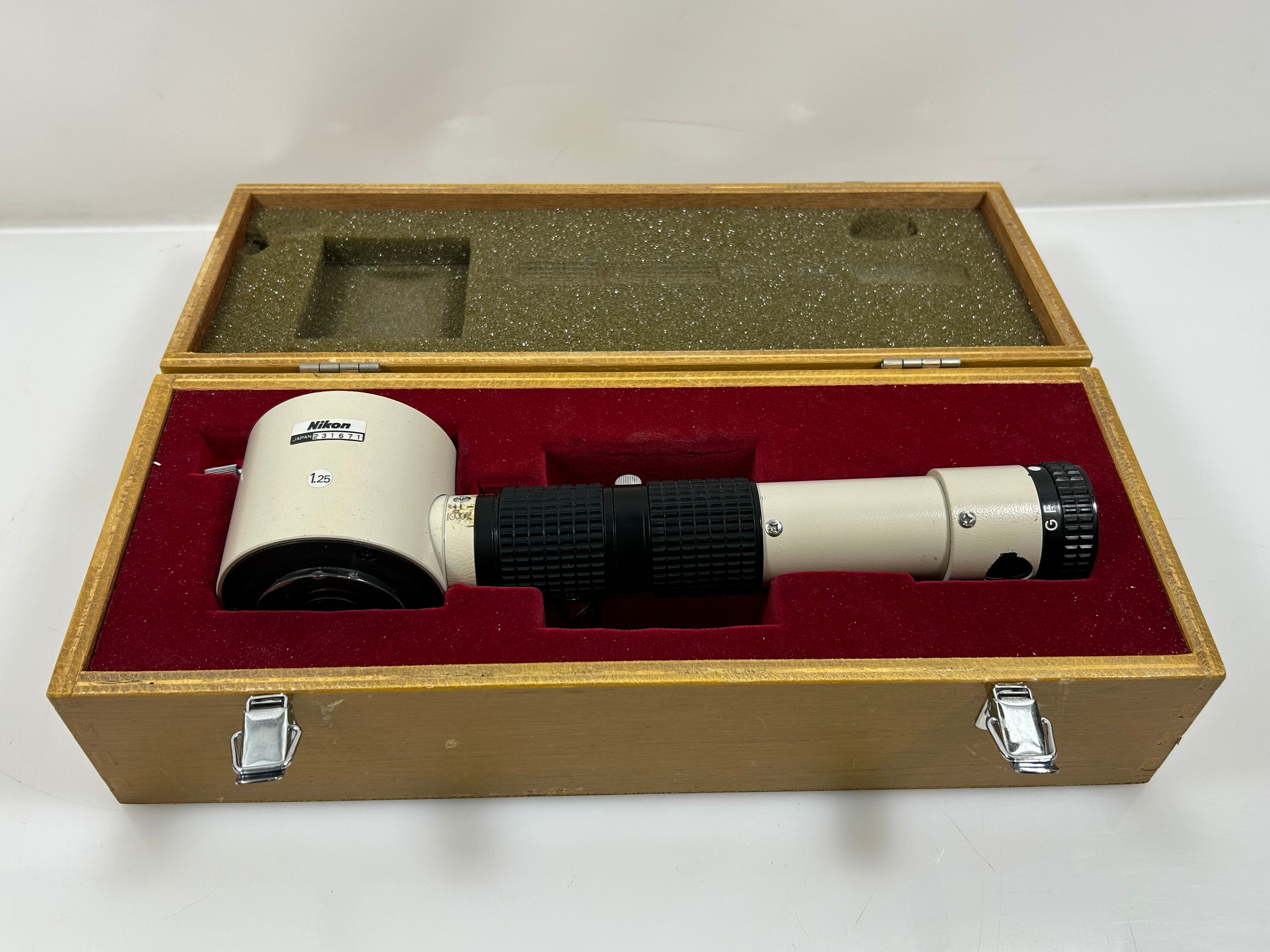 Nikon Camera Lucida Drawing Microscope 1.25X *Untested*