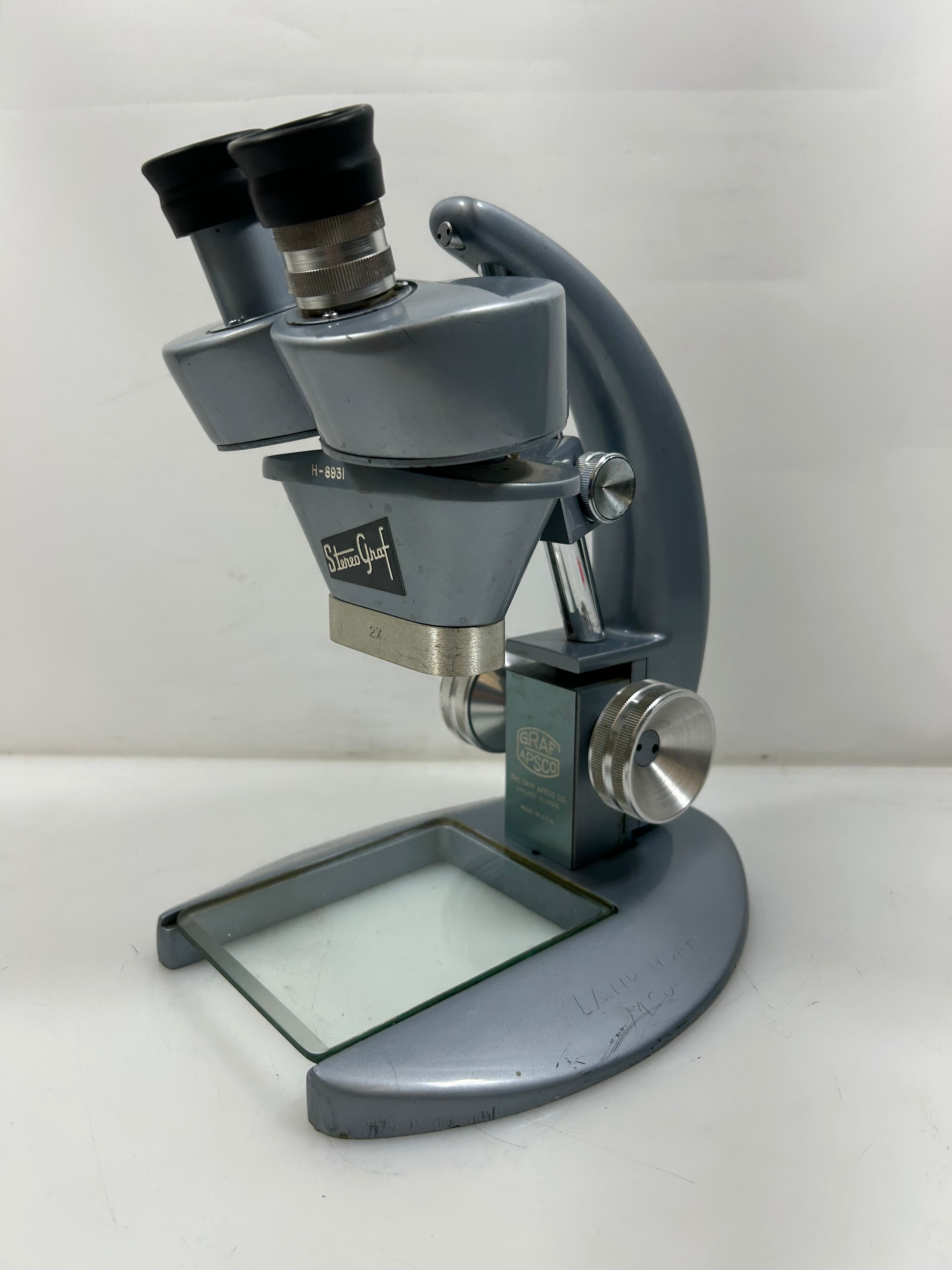 Graf-Apsco Binocular Stereo Microscope Model H-8931