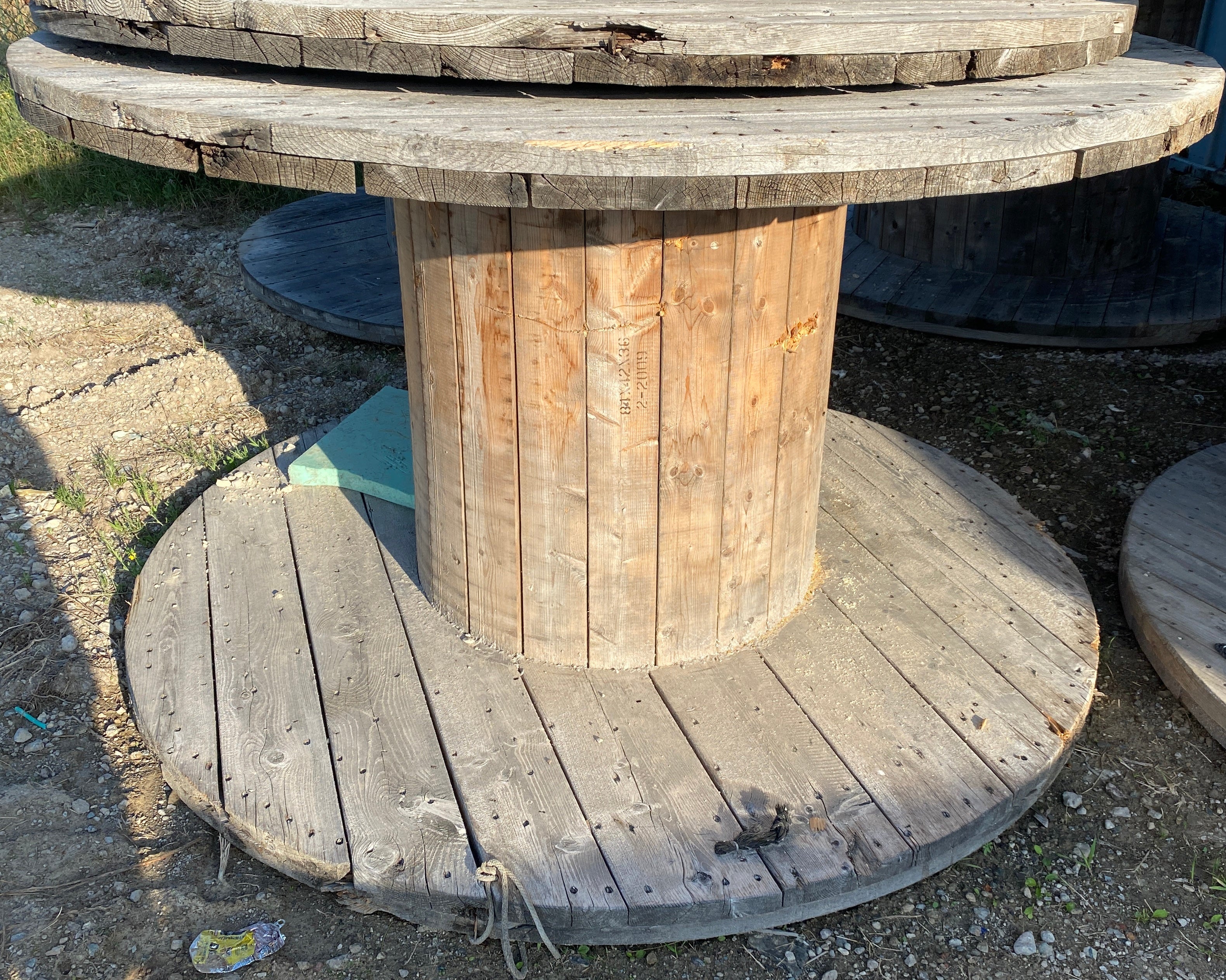 7 Foot Wooden Spool