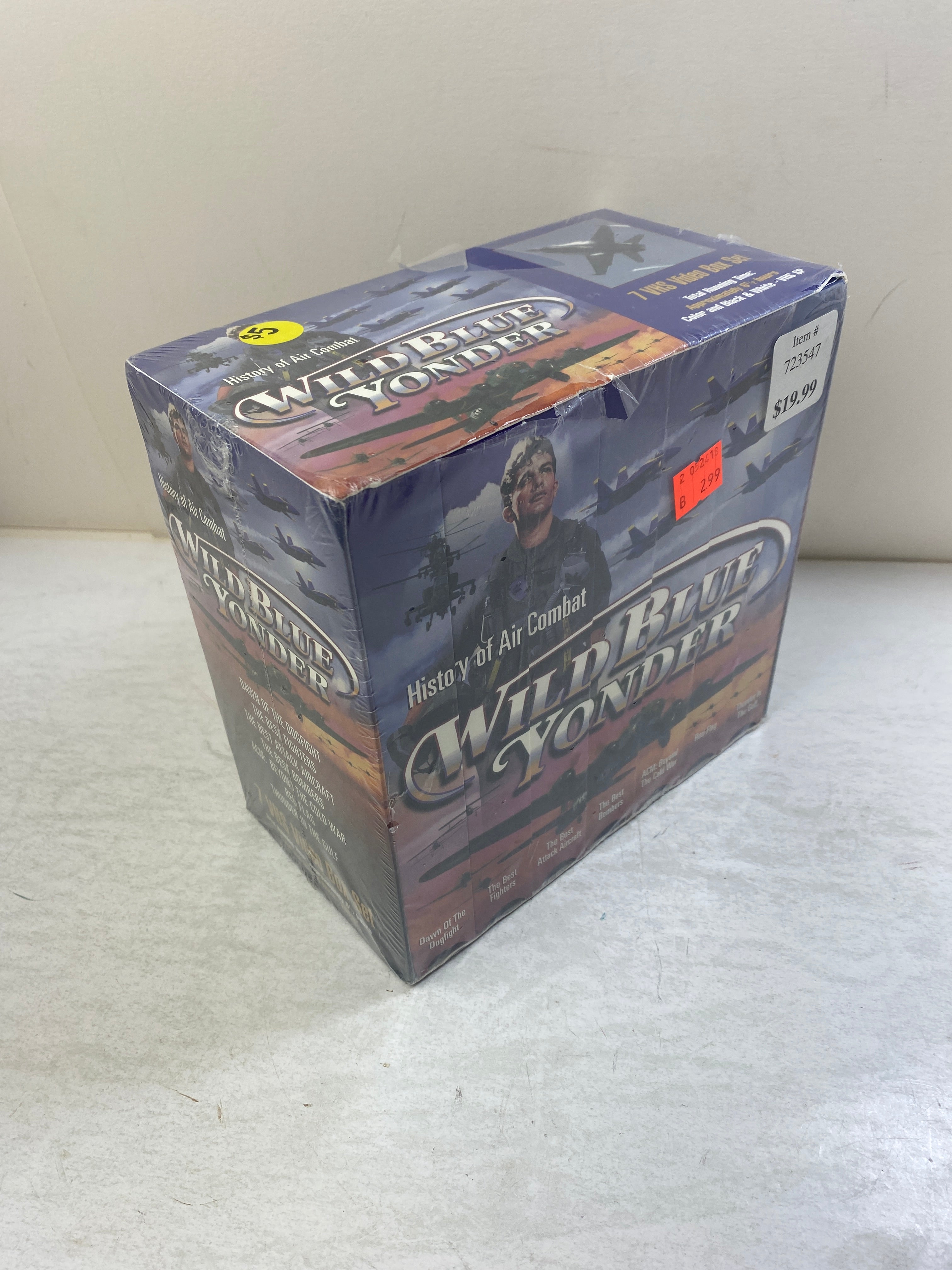 7 VHS Box Set Wild Blue Yonder Air Combat *New*