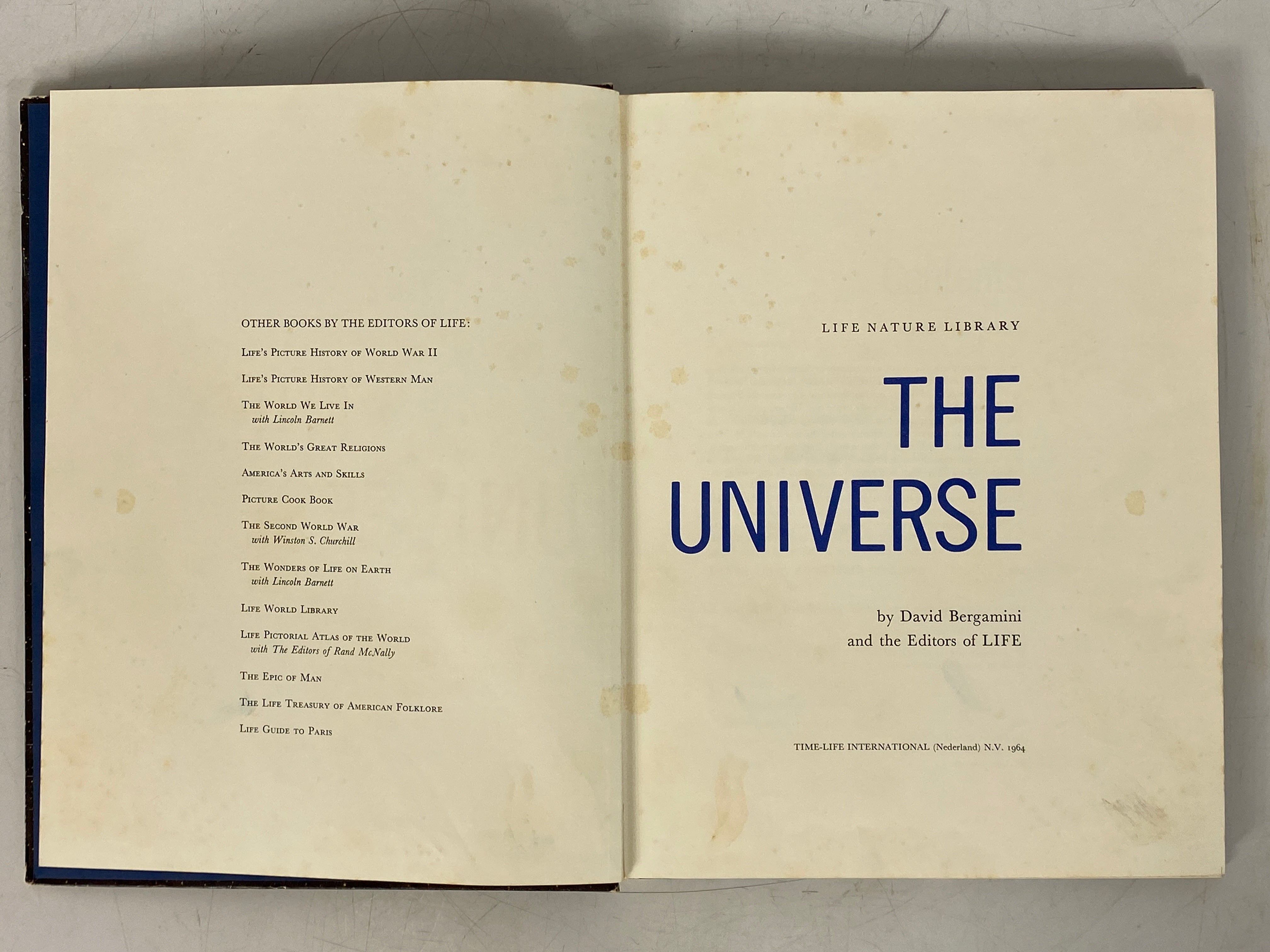 7 Vols: Life Nature Library incl Evolution/Mammals/Universe 1963-65 HC