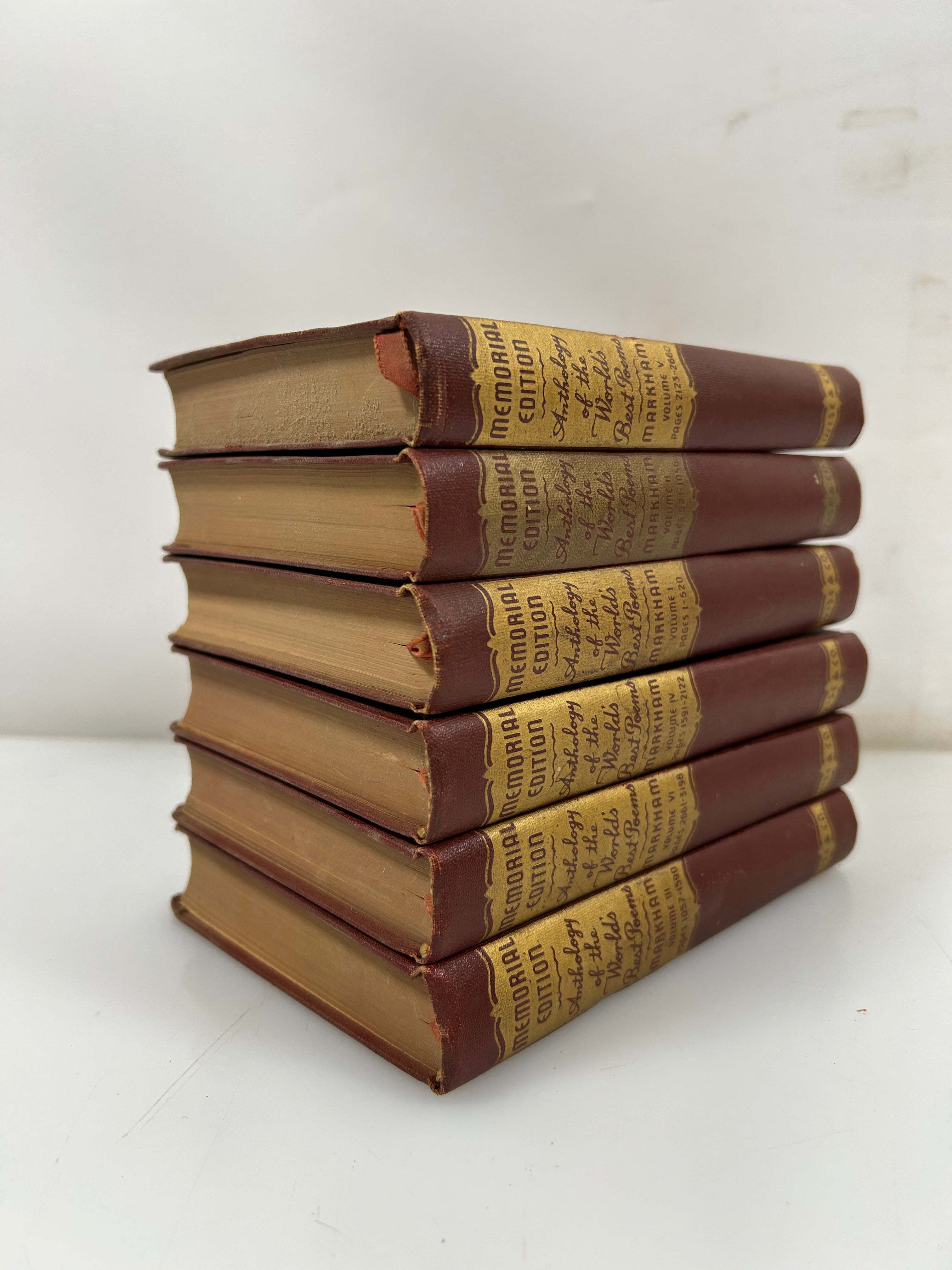 7 Vols Memorial Ed Anthology of the World's Best Poems Edwin Markham