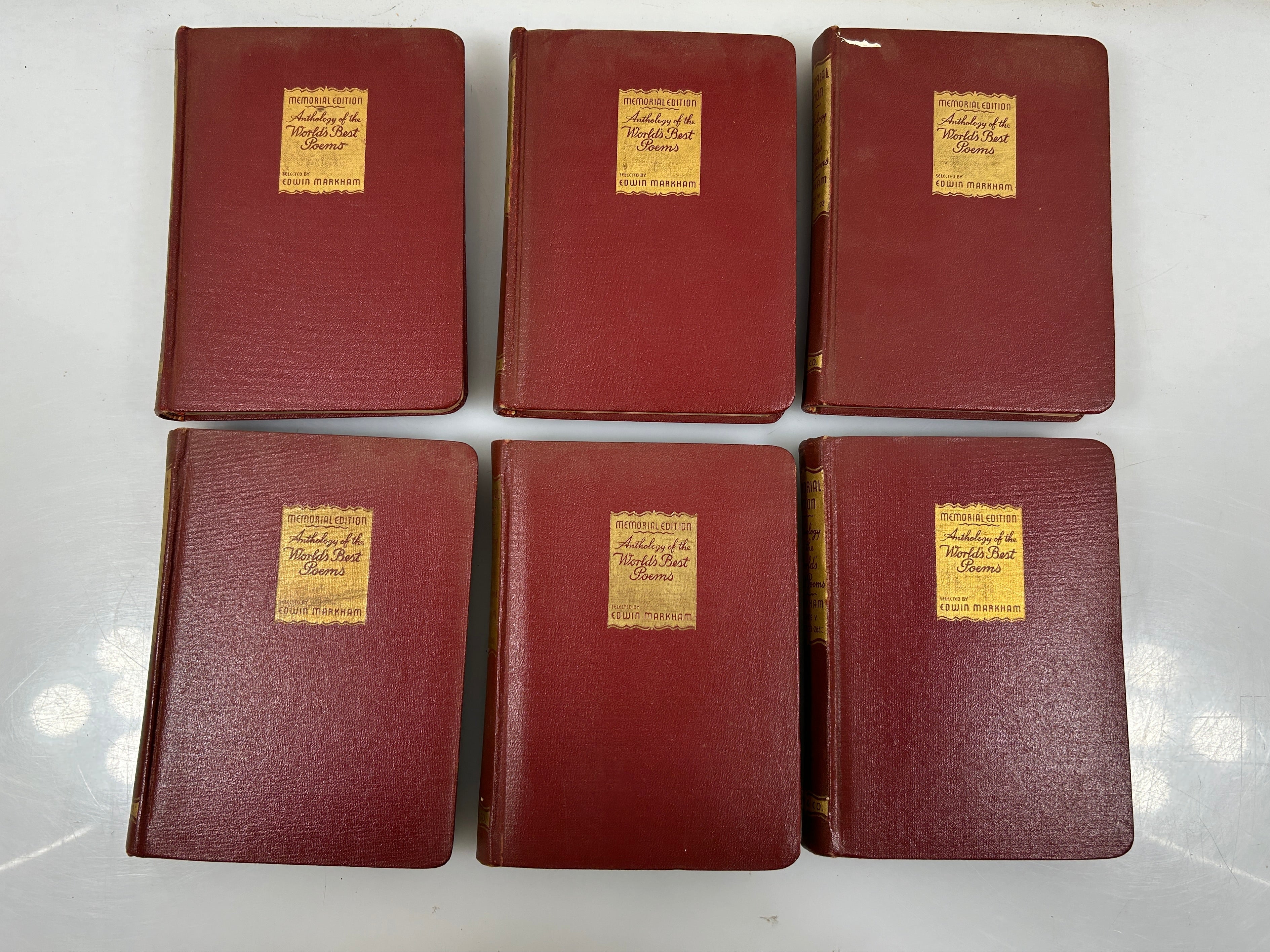 7 Vols Memorial Ed Anthology of the World's Best Poems Edwin Markham