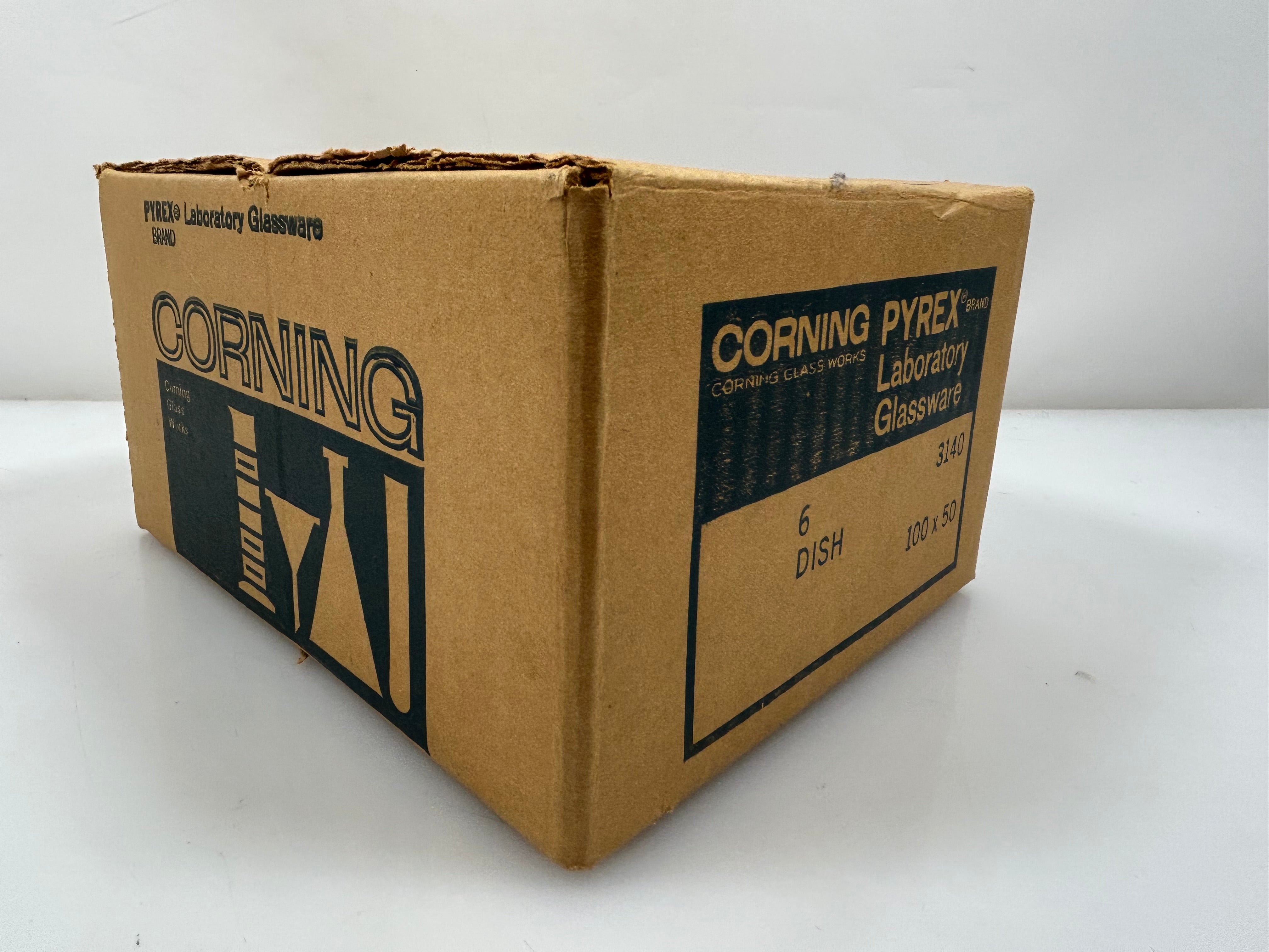 Corning Pyrex Borosilicate Glass 100mm x 50mm Crystallizing Dish (6 pack)