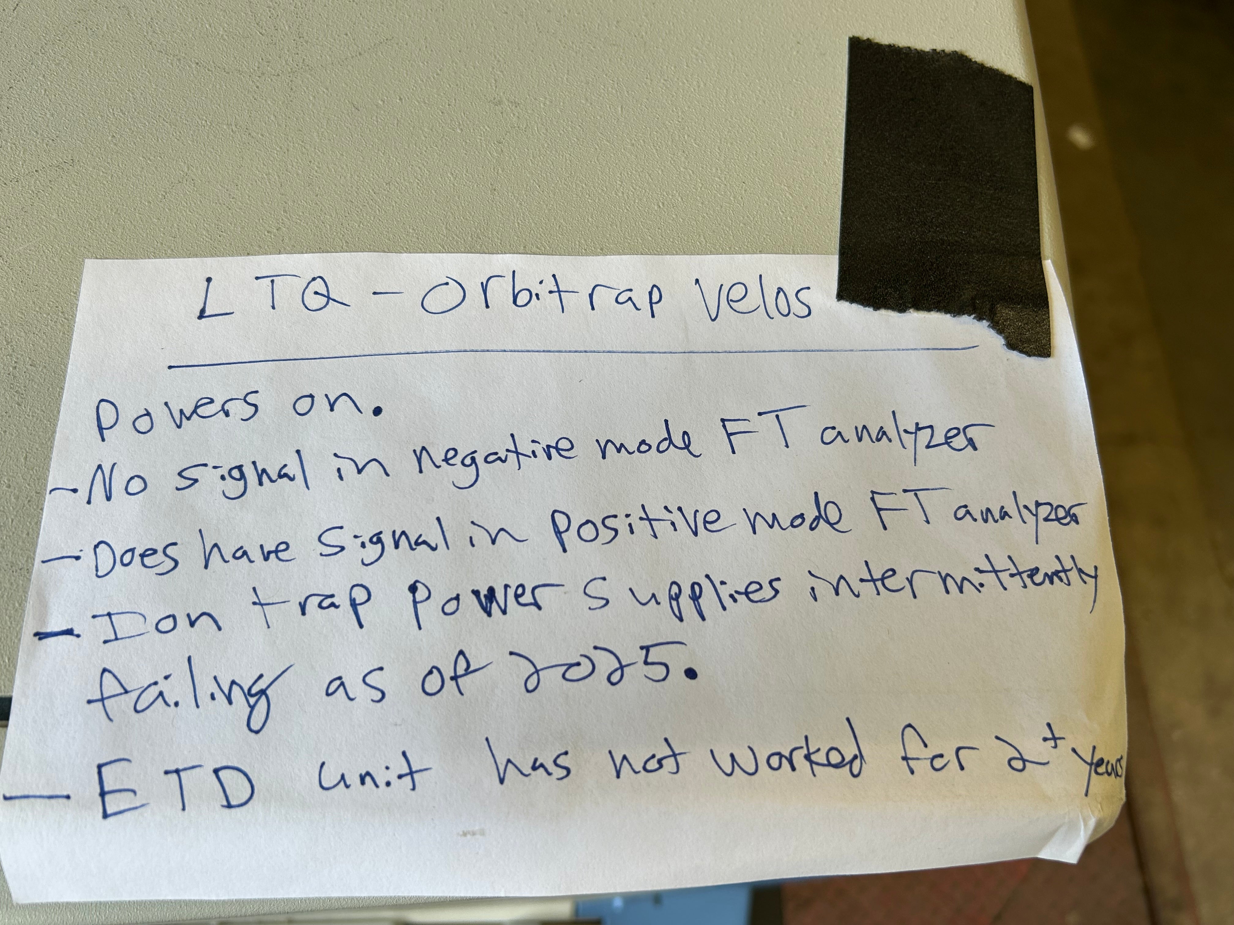 Thermo Scientific LTQ Orbitrap Velos Mass Spectrometer System