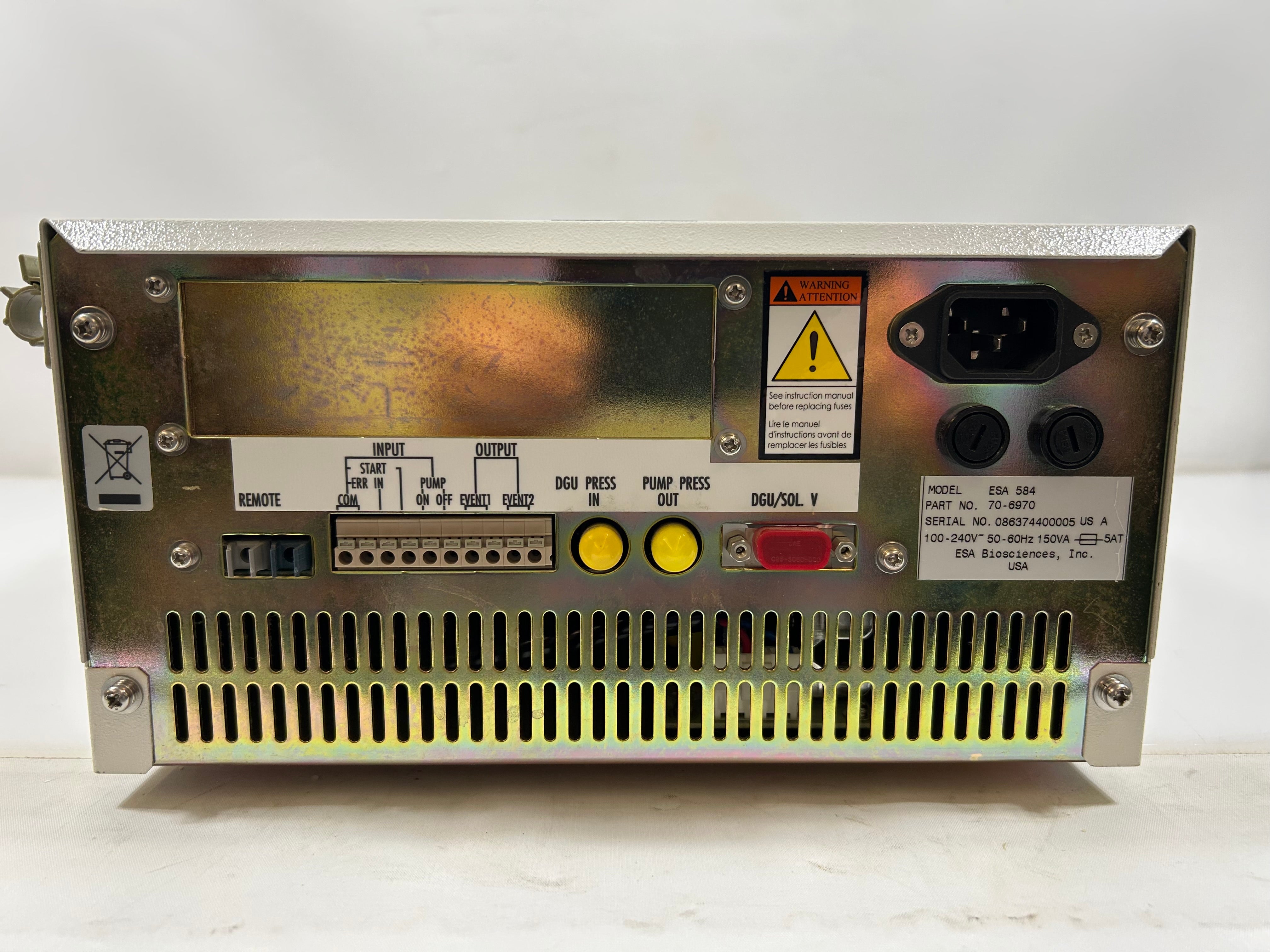 ESA Biosciences ESA 584 HPLC Pump Chromatograph *Parts*