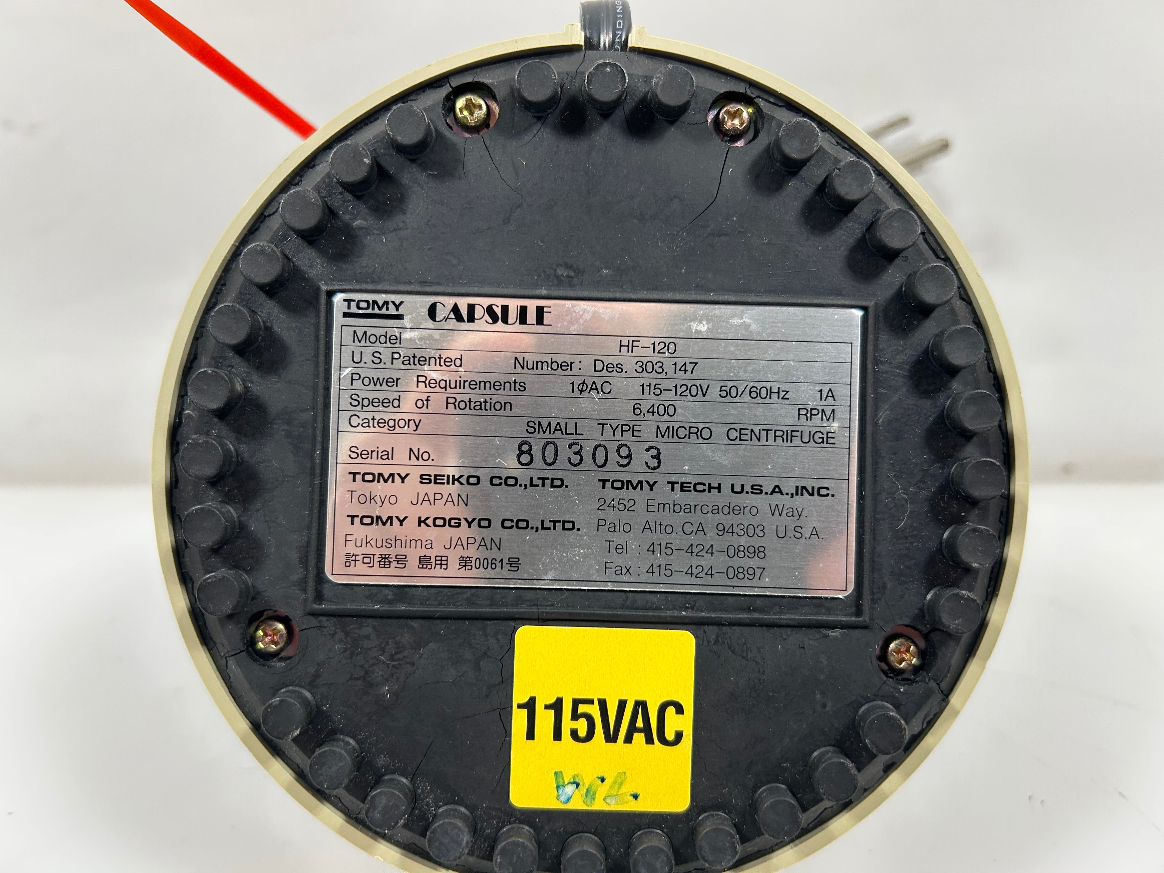 Hoefer Scientific Instruments Nanofuge Model HF-120