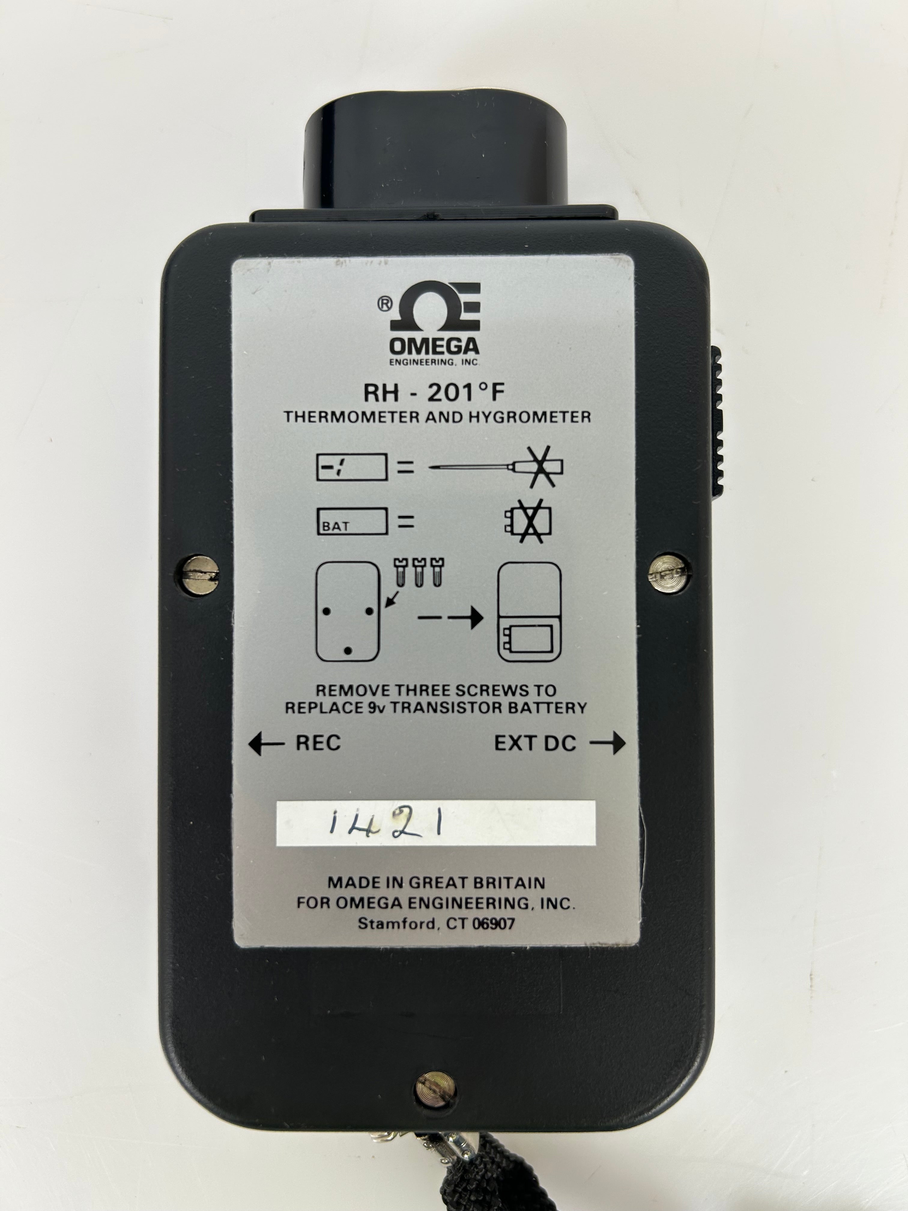 Omega RH-201 Handheld Hygrometer *Untested*