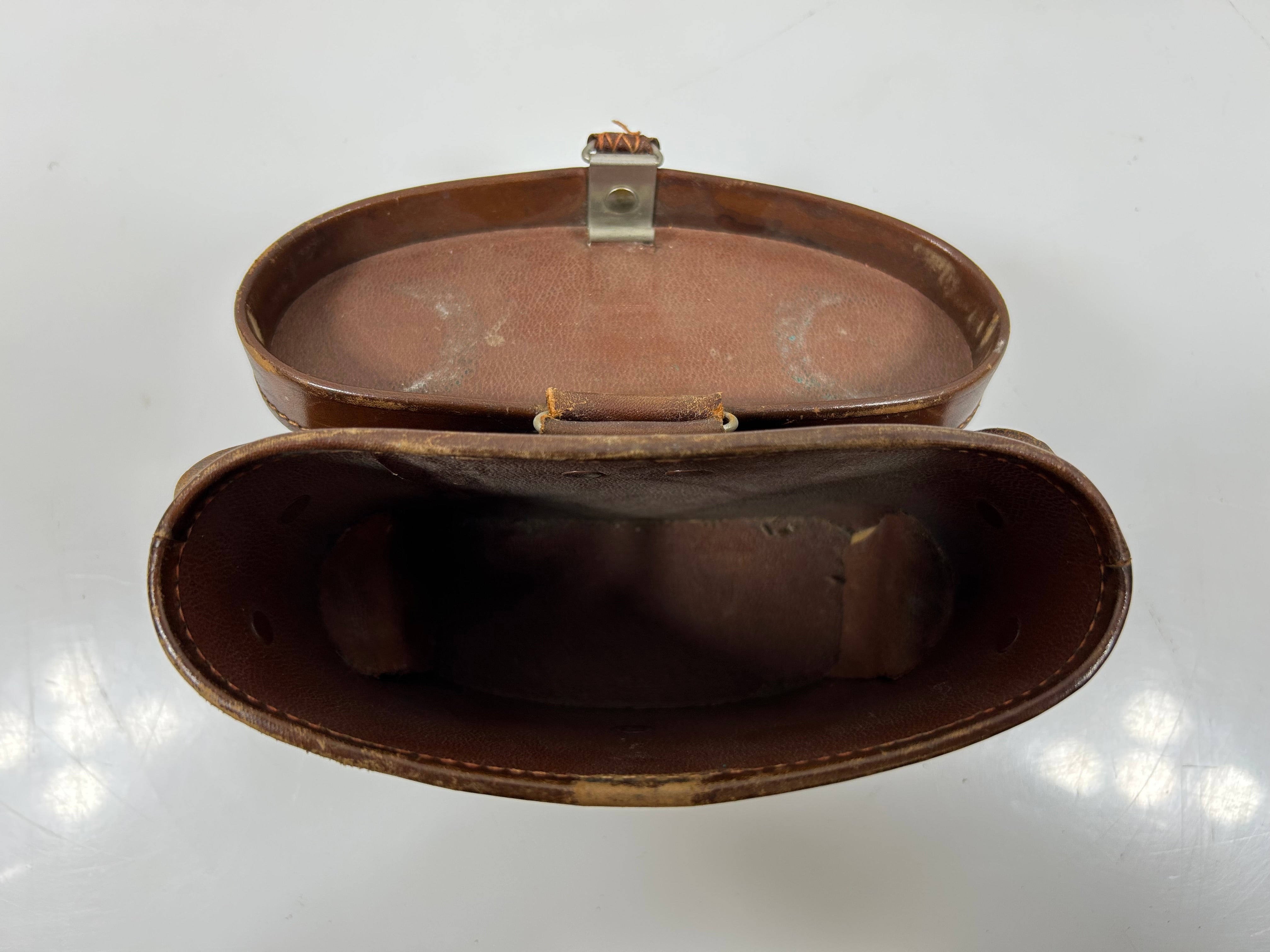 Carl Zeiss Vintage Brown Leather Binocular Case