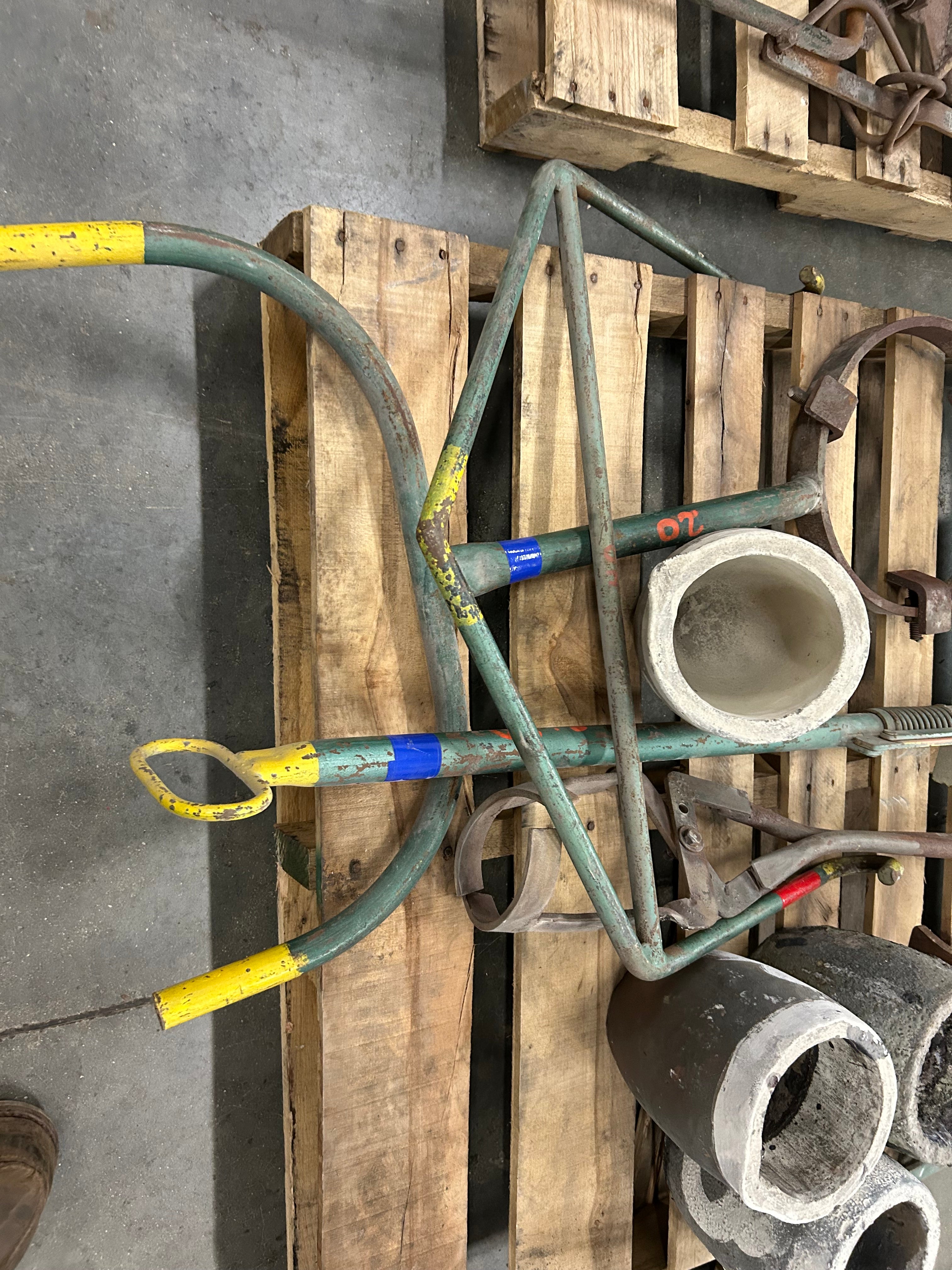 Large Assortment of Metal Foundry Tools