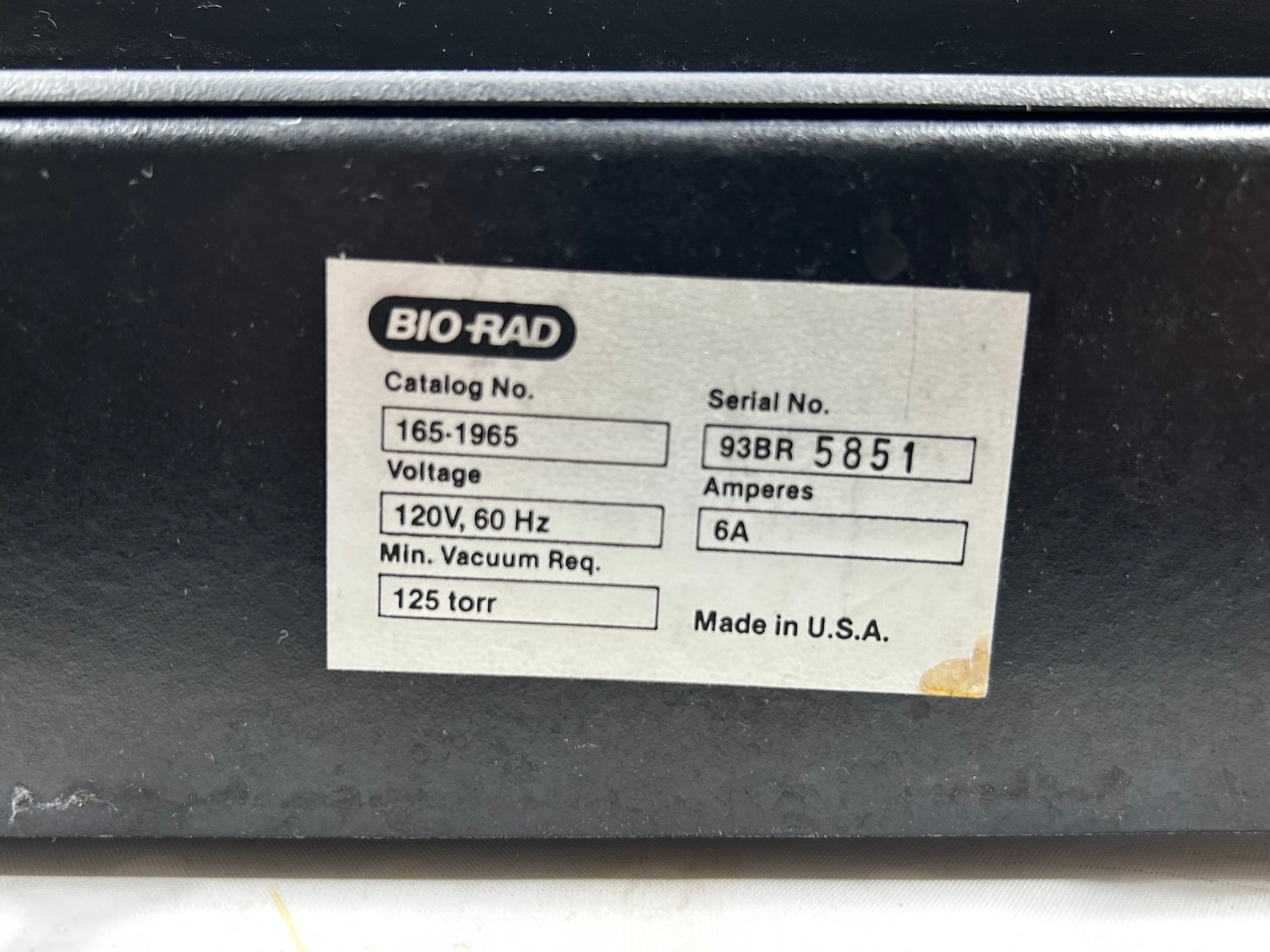 Bio-Rad Model 483 Slab Gel Dryer *Untested* *Powers On*