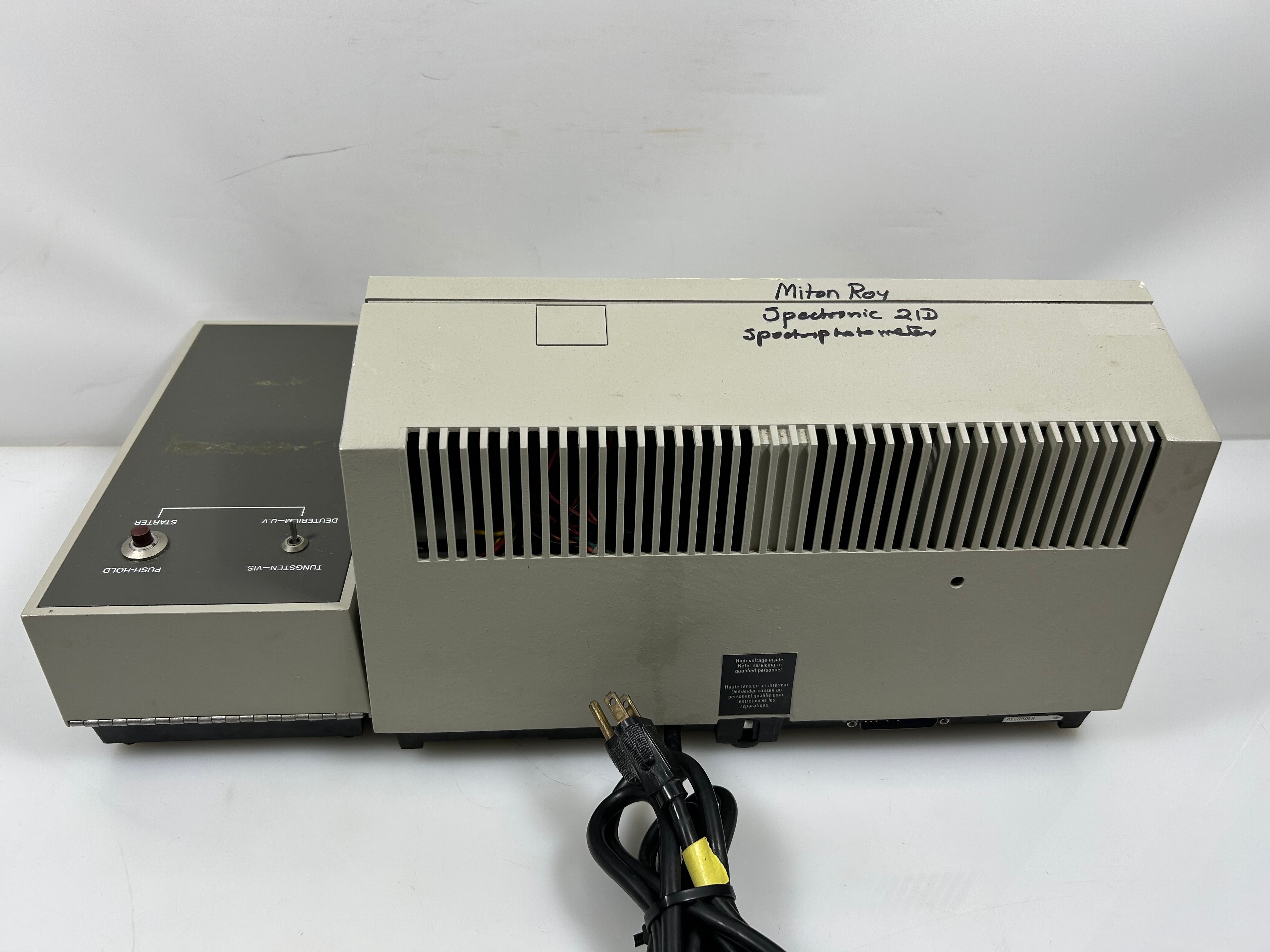 Milton Roy Spectronic 21D Digital Spectrophotometer