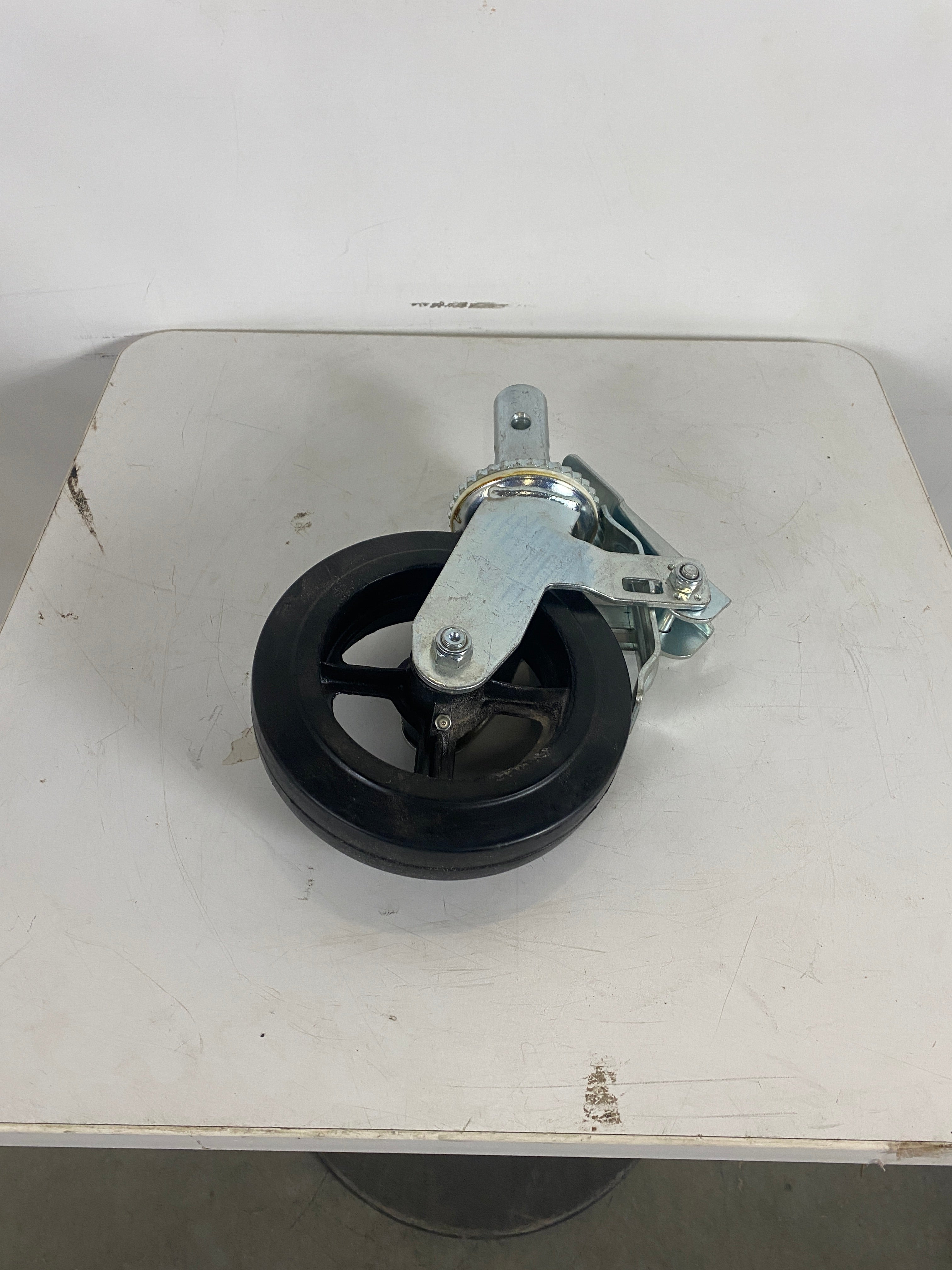 8" Cast Iron & Rubber Heavy Duty Caster Wheel