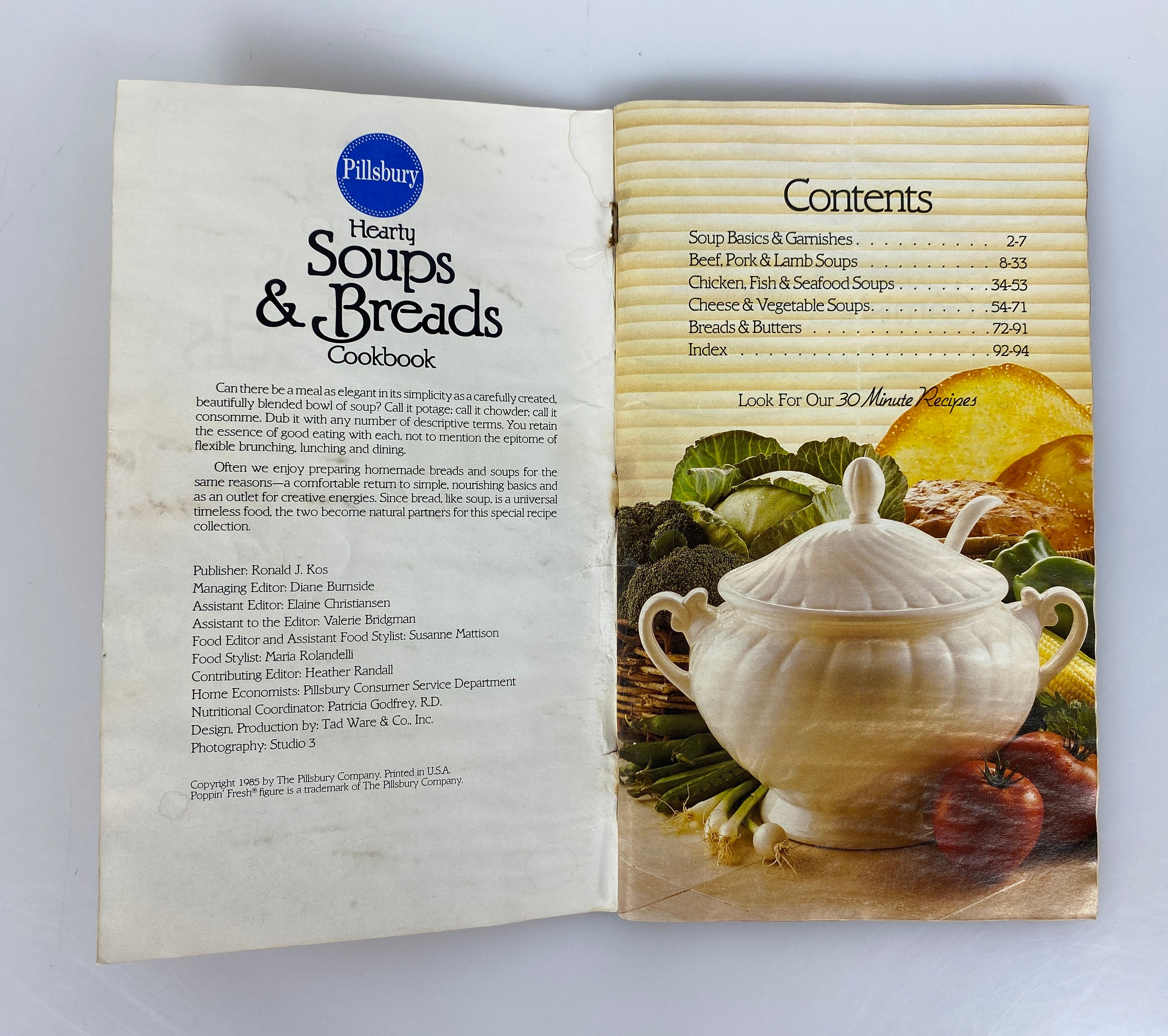 8 Pillsbury Recipe Magazines incl Money Saving Meals/Dinner in Minutes 1984-2004