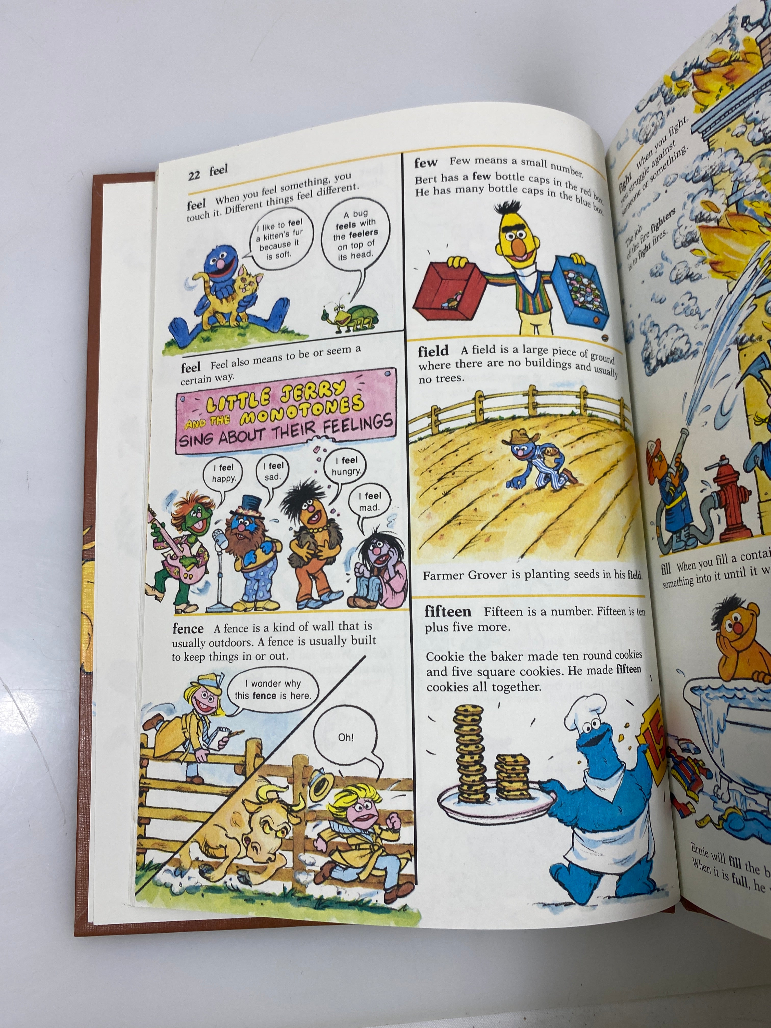 8 Vol. Set: Big Bird's Dictionary Sesame Street 1981 HC