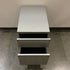 2-Drawer Mobile Metal File Cabinet with Lock & Casters – Gray