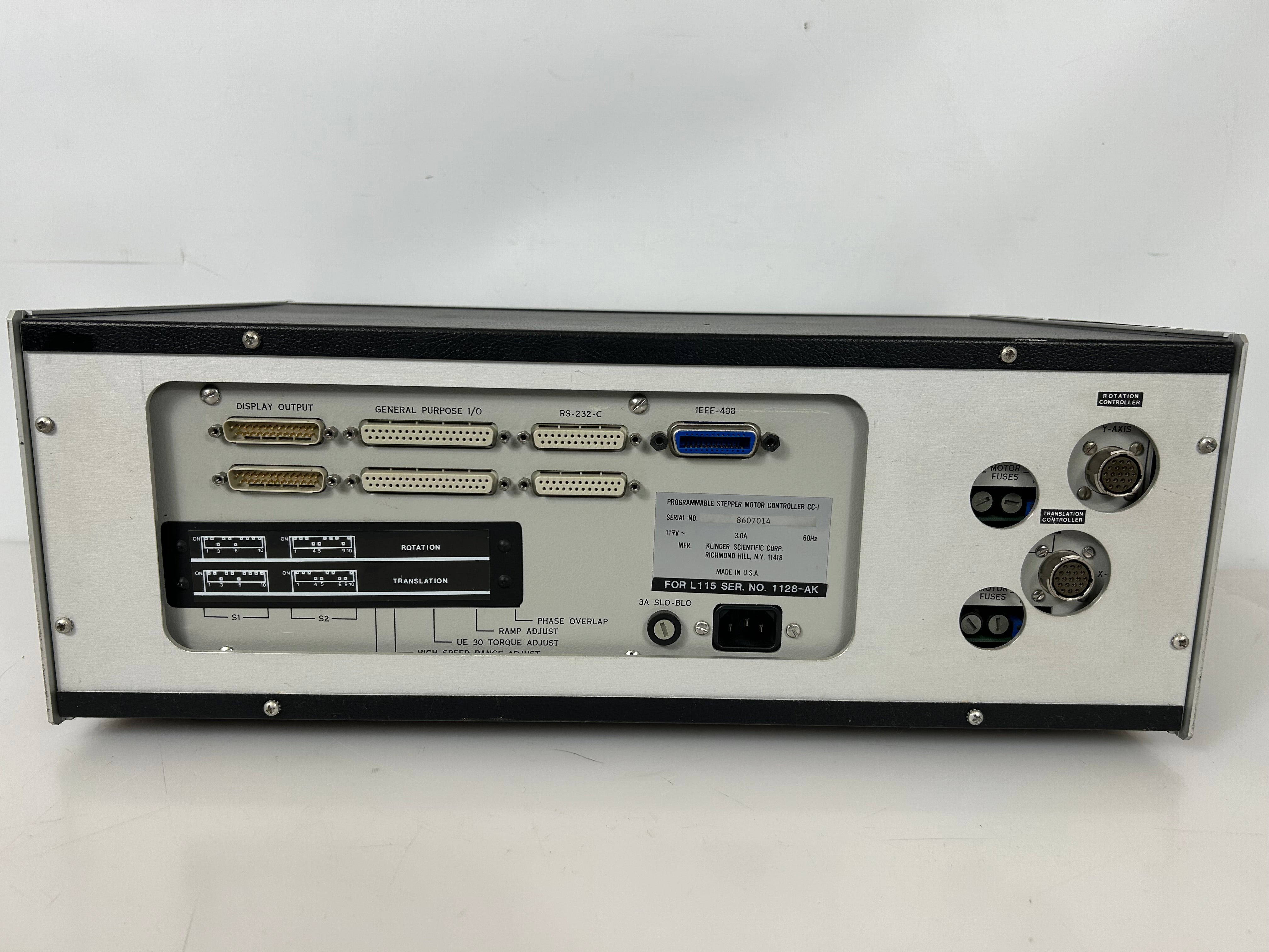 Newport/Gaertner CC1.2 Programmable Stepping Motor Controller *Untested*