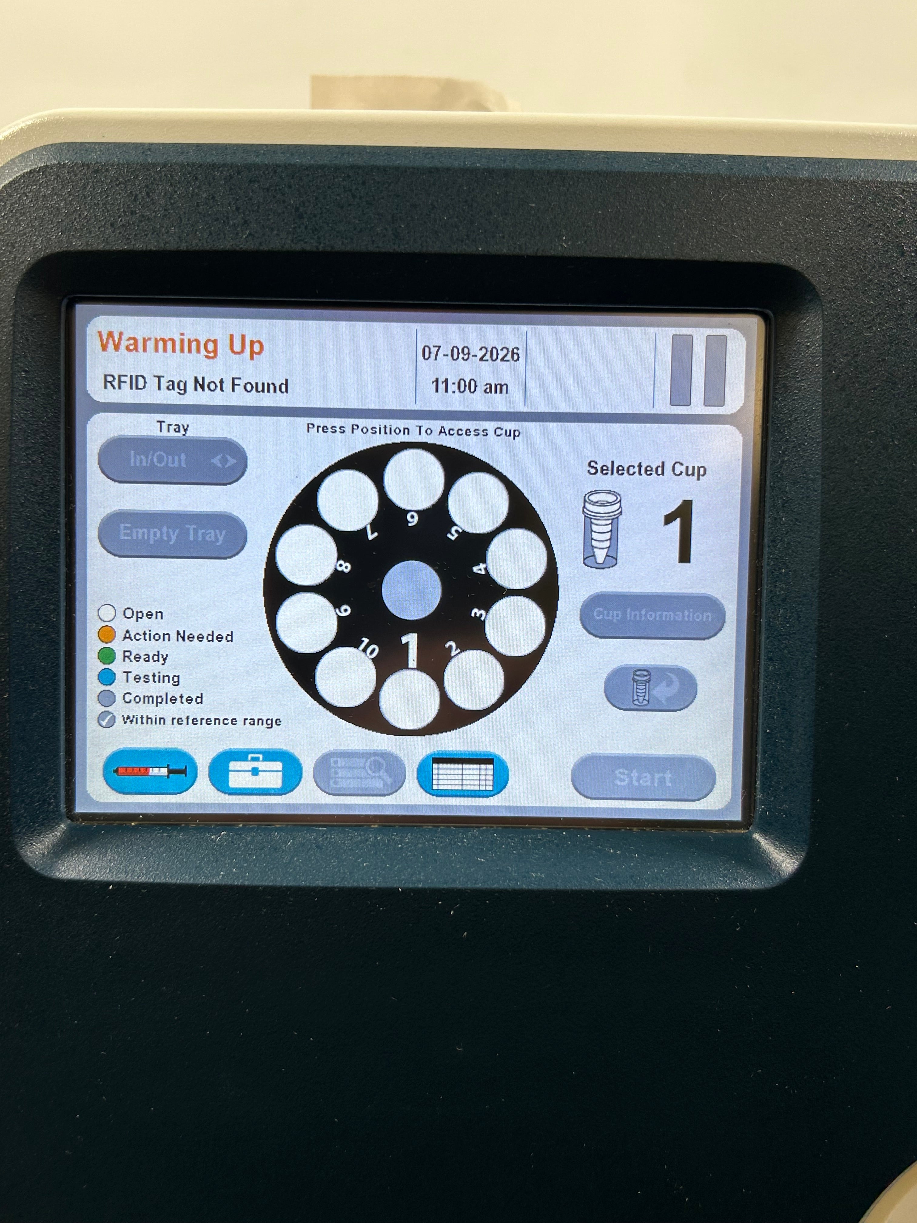 Nova Biomedical Stat Profile Prime ES Comp Plus With Tray Scanner