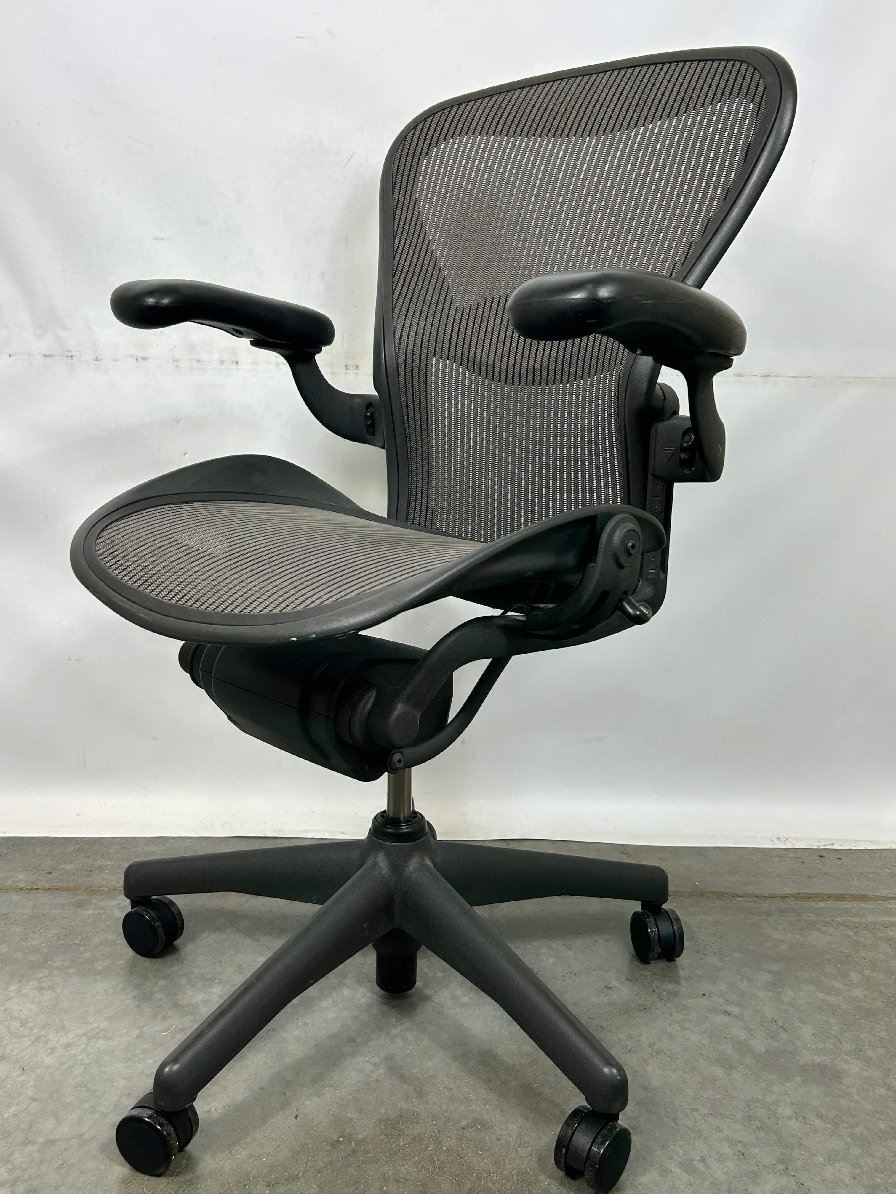 Charcoal Grey Herman Miller Aeron Chair Size B