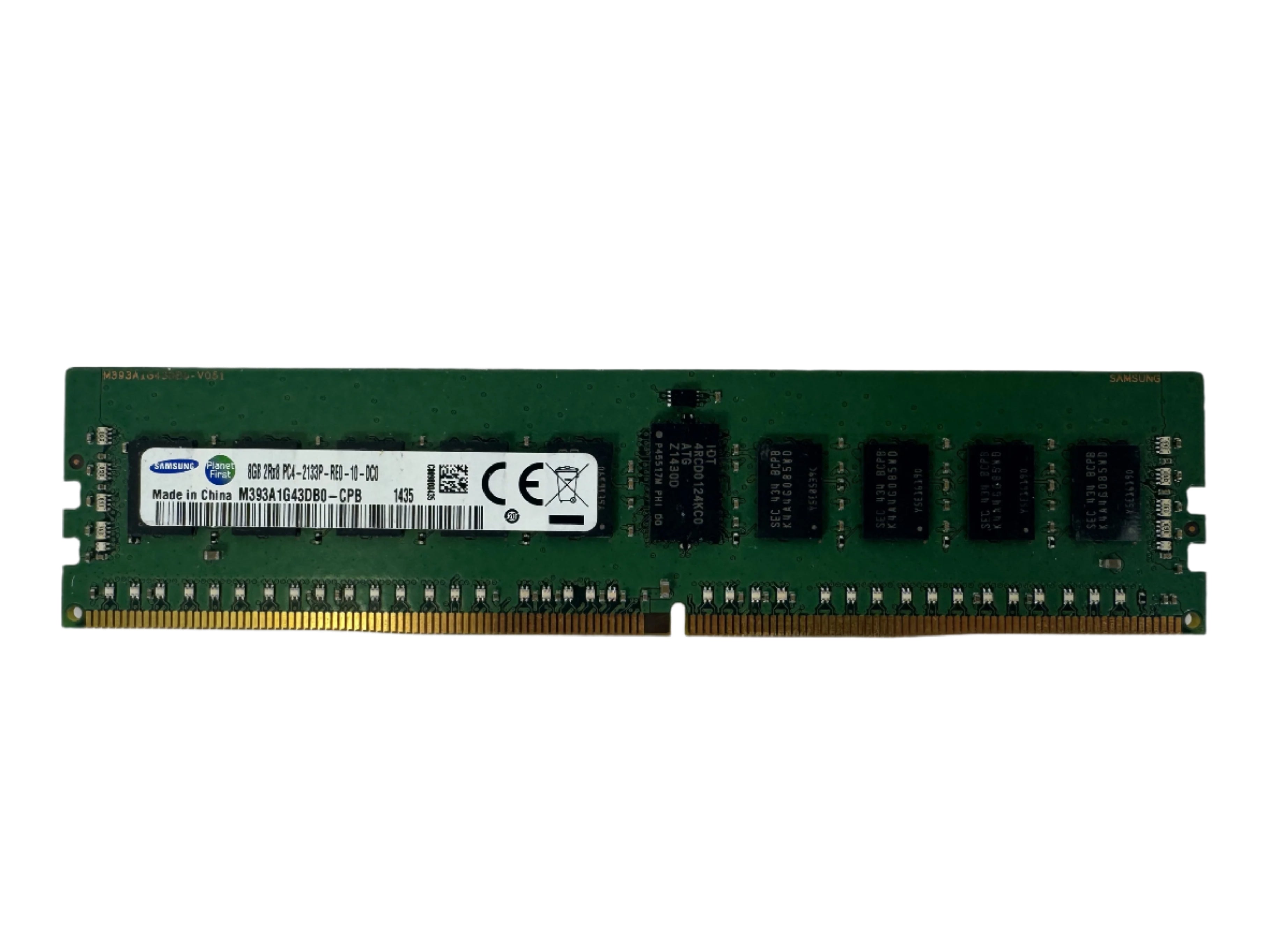 8GB 2Rx8 PC4-2133P-RE0-10 DDR4 2133MHz Server Registered Memory