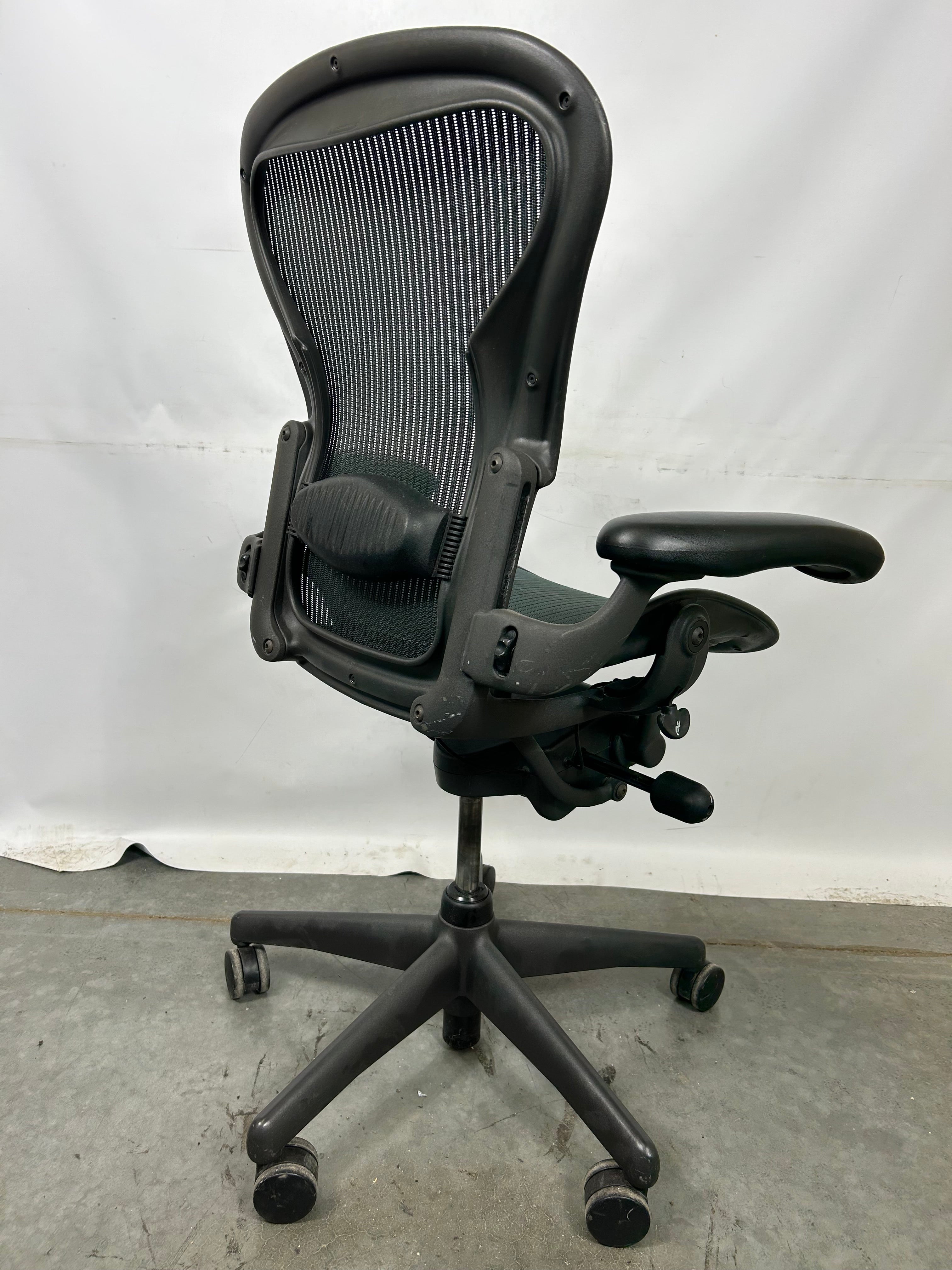 Forest Green Herman Miller Aeron Chair Size A