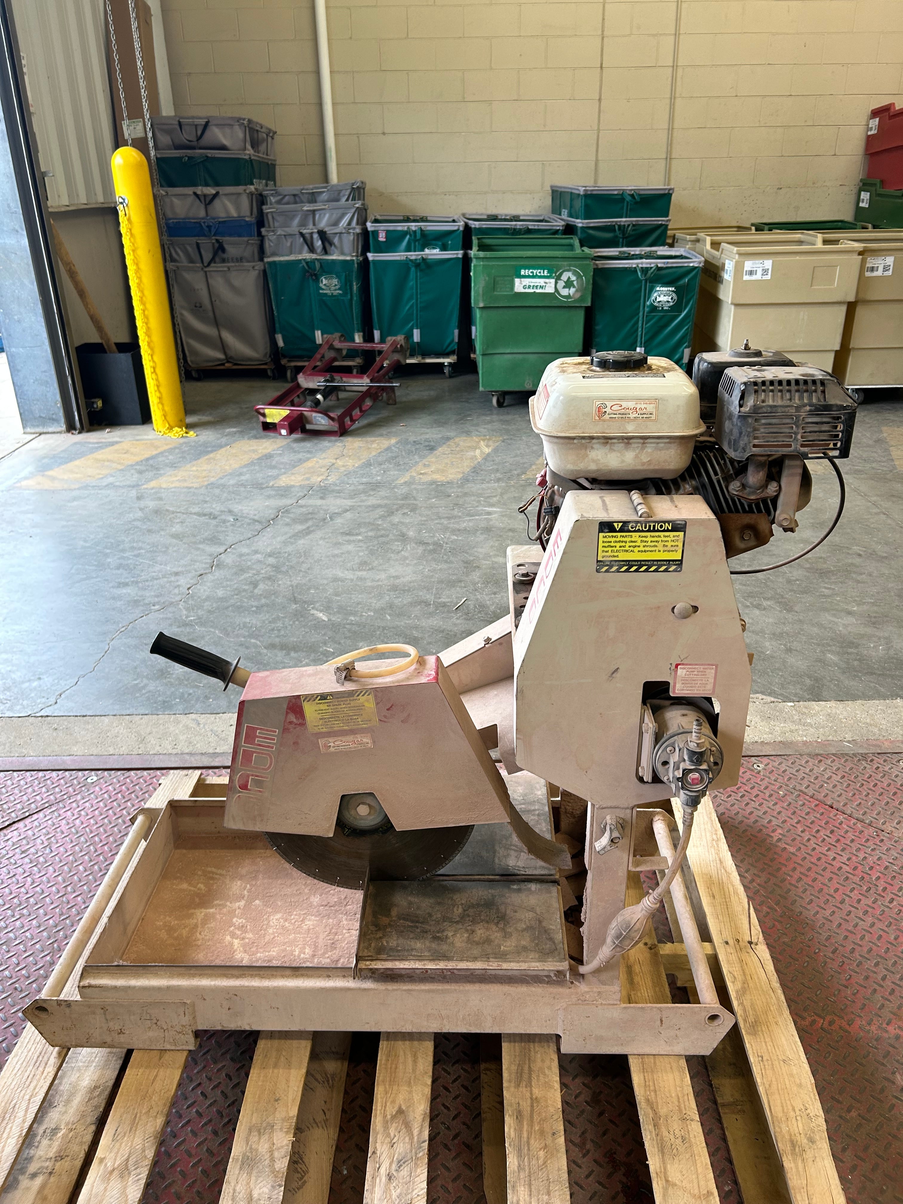 EDCO Gas Powered Masonry Saw *Parts or Repair*
