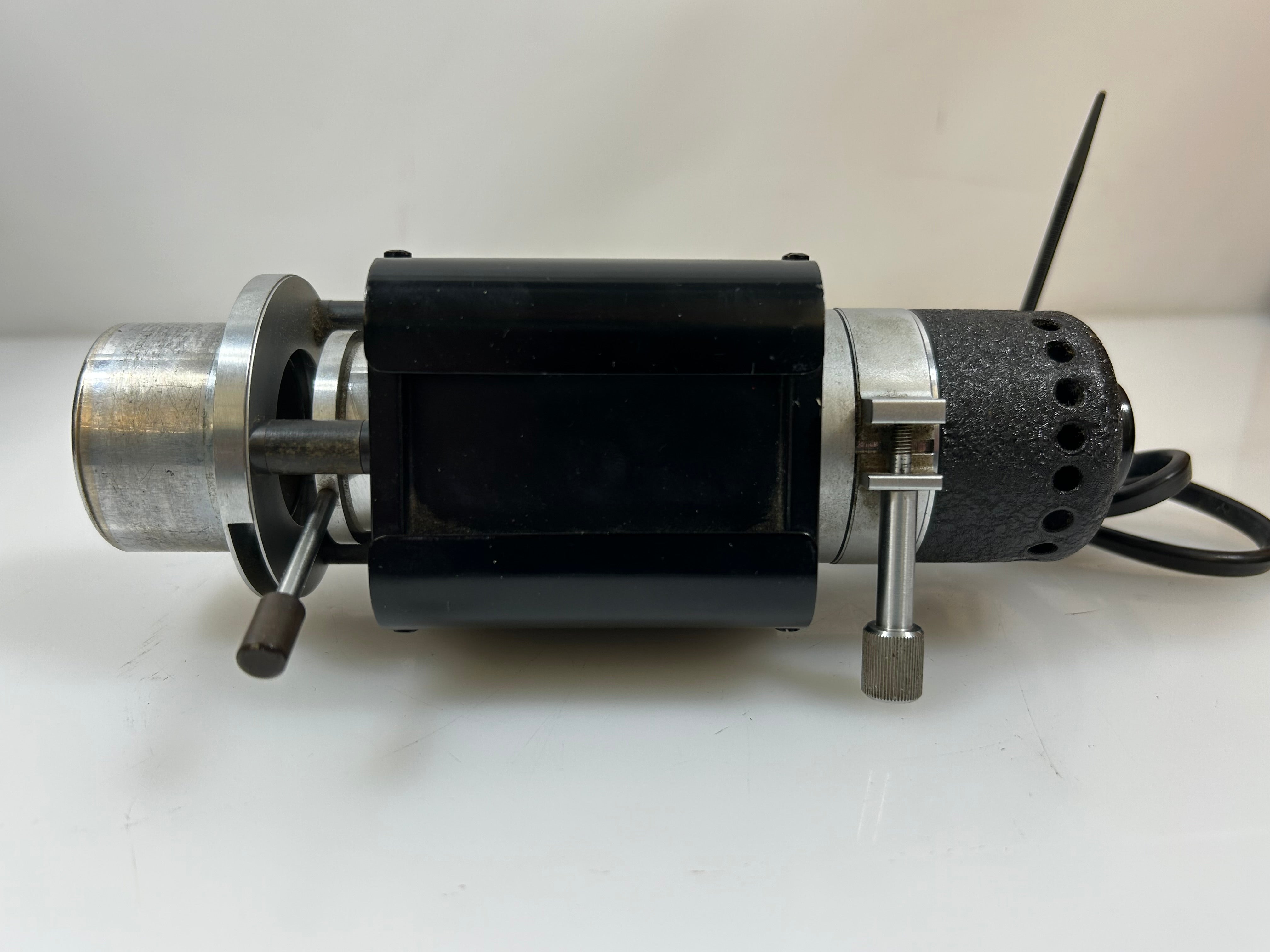 Vintage Leitz Laborlux II Binocular Microscope with Wood Case