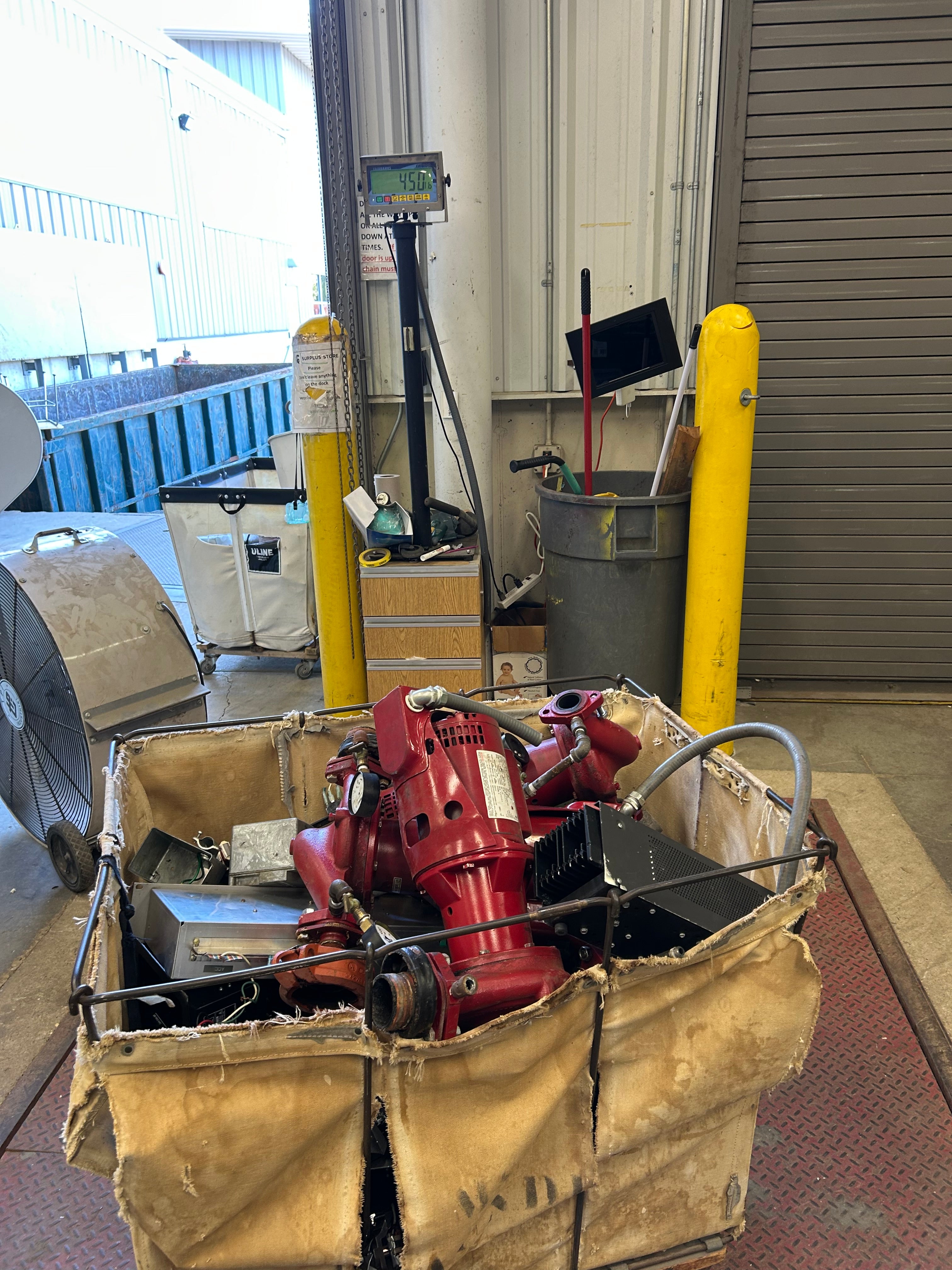 Scrap Bid #698 - 450lbs *Container is included*
