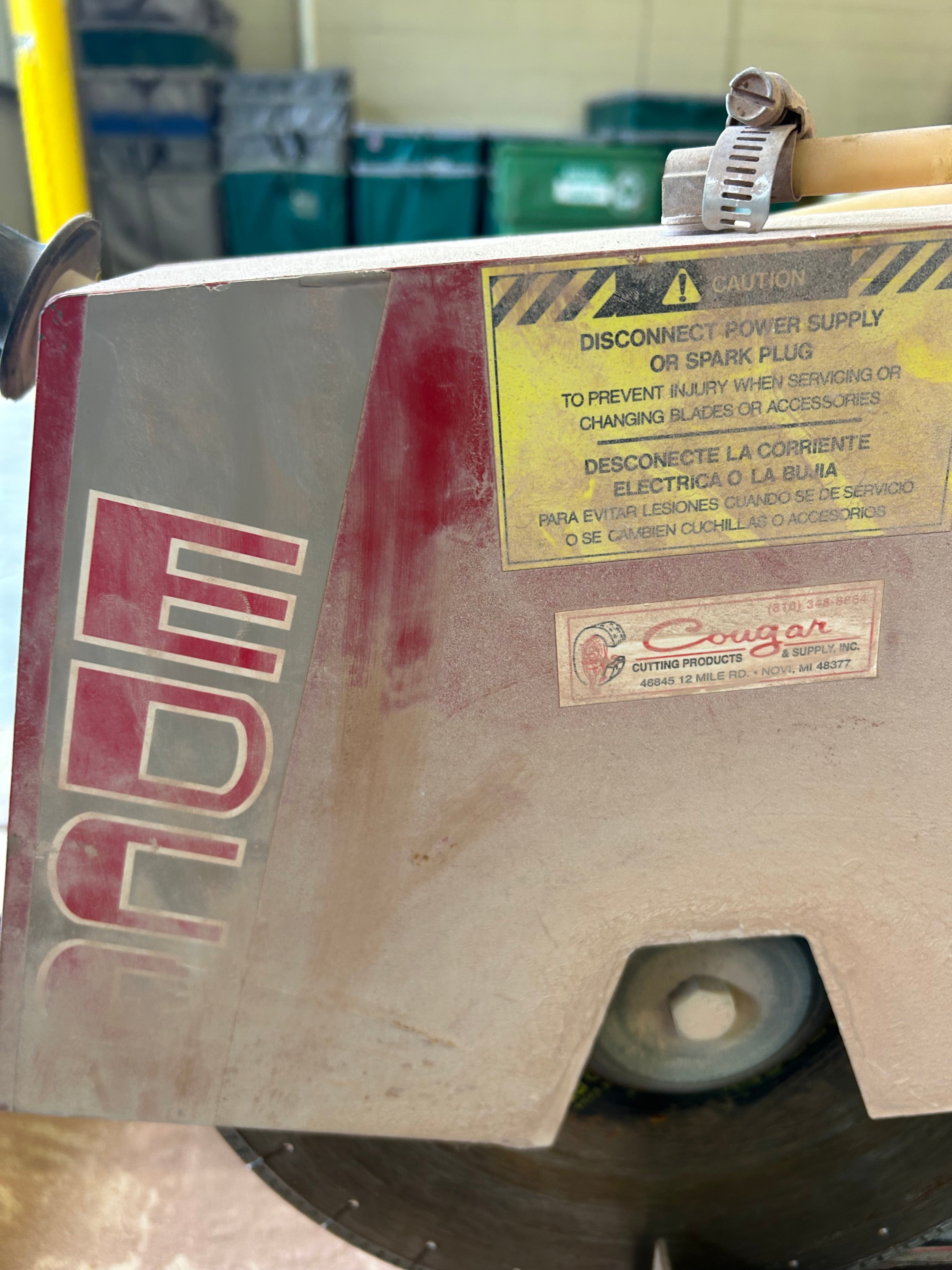 EDCO Gas Powered Masonry Saw *Parts or Repair*