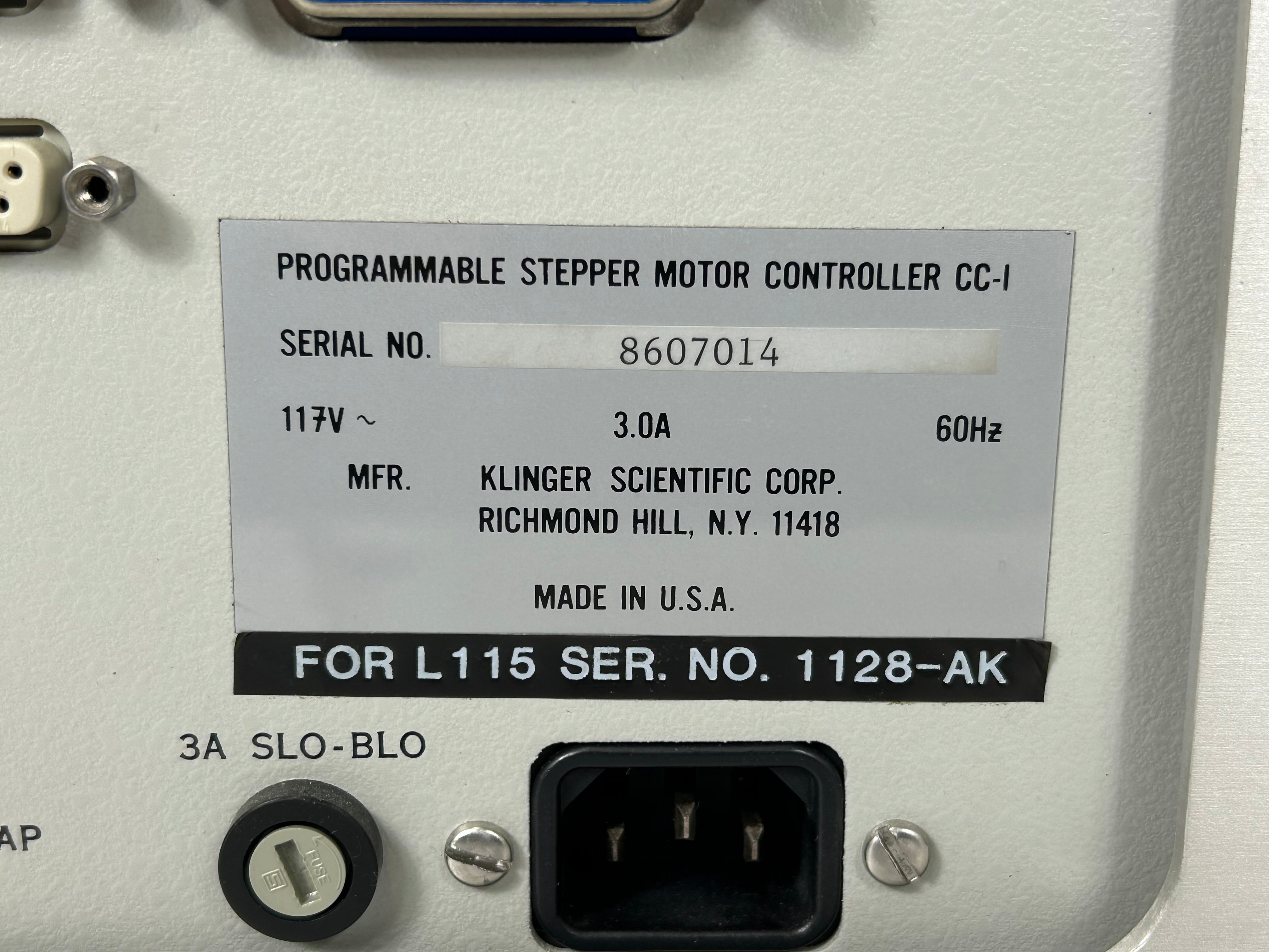 Newport/Gaertner CC1.2 Programmable Stepping Motor Controller *Untested*