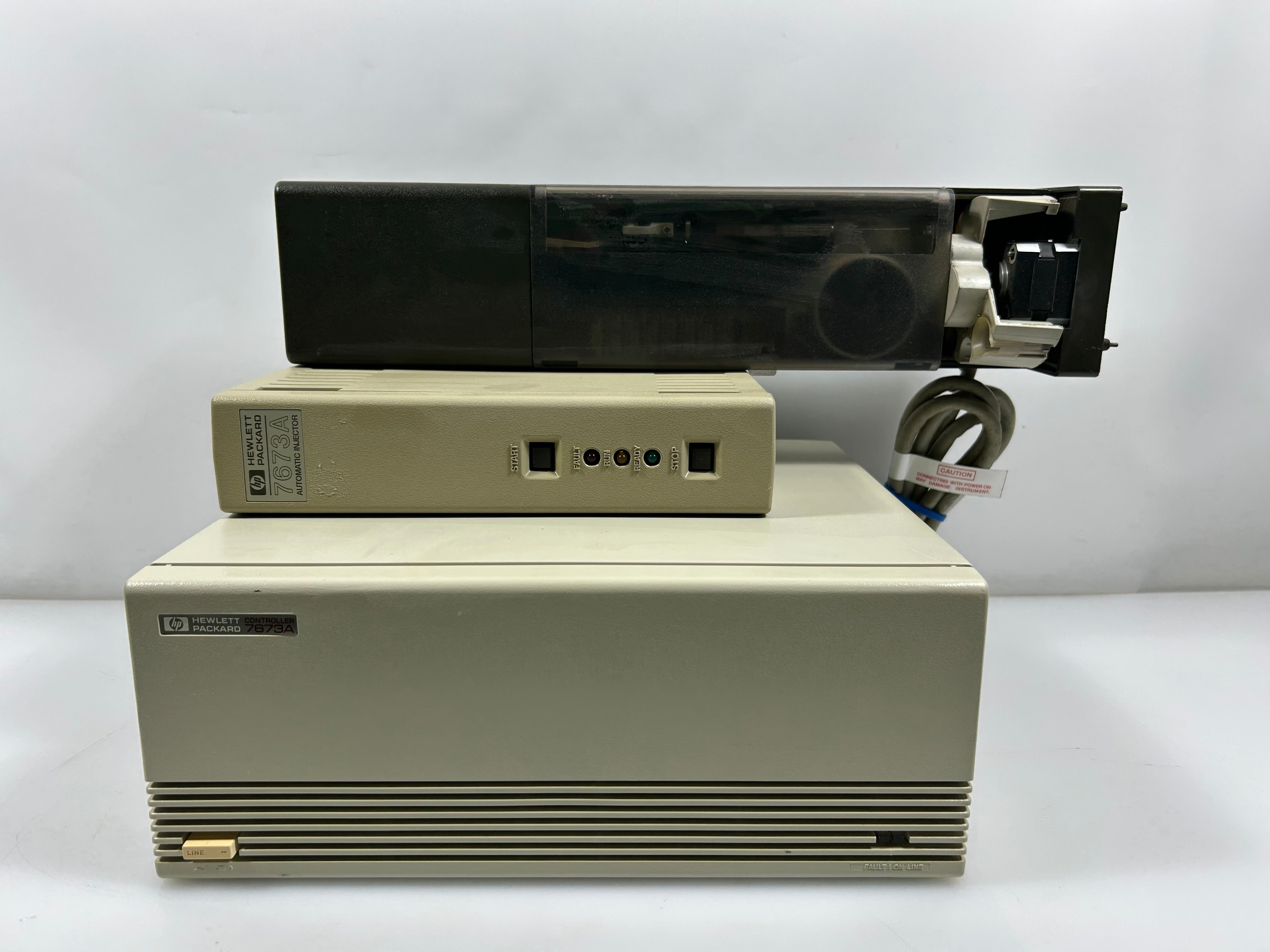 Hewlett Packard 7673A Automatic Injector Tower and Controller *Untested*