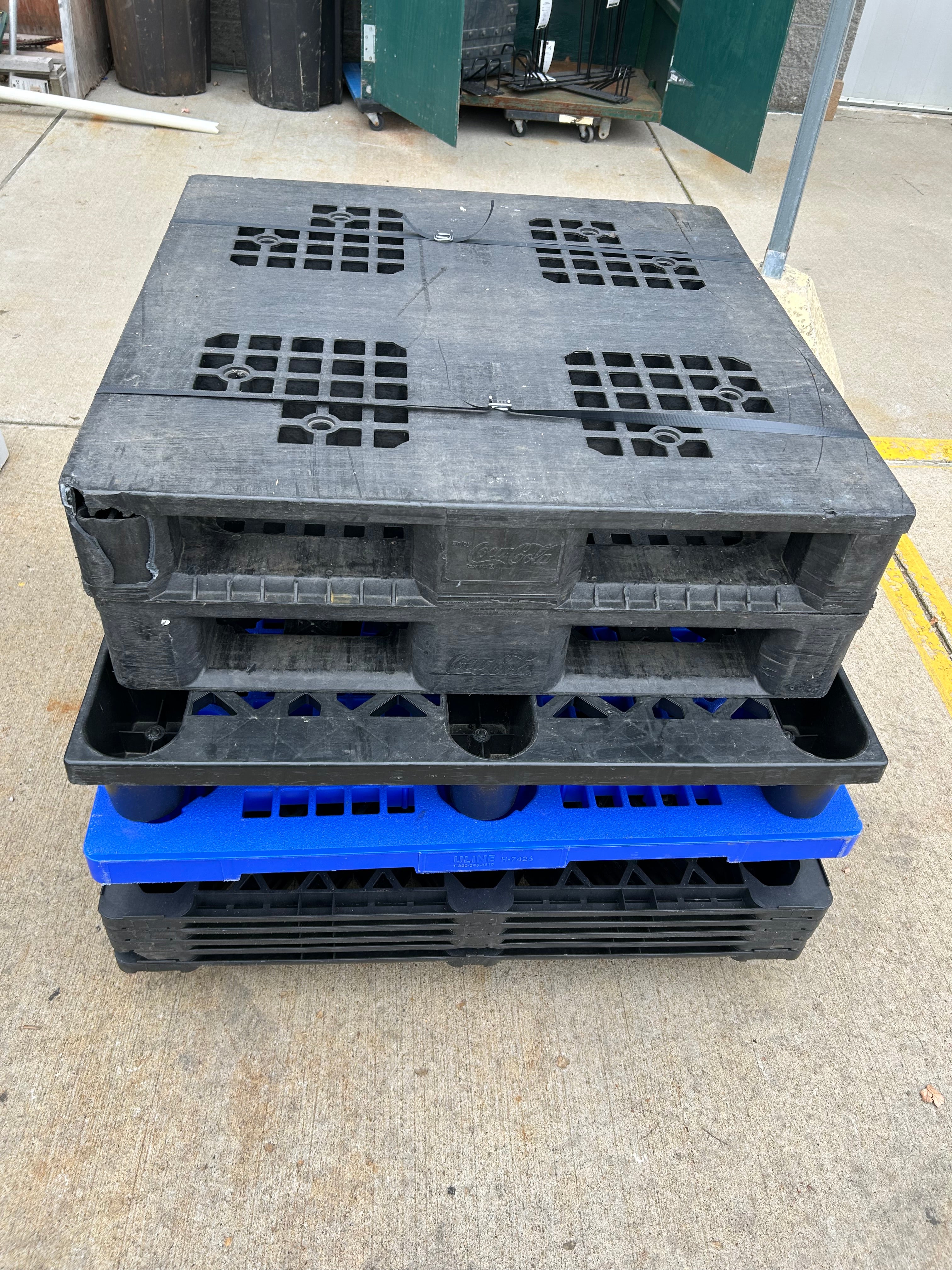 Large Assortment of Plastic Pallets #1
