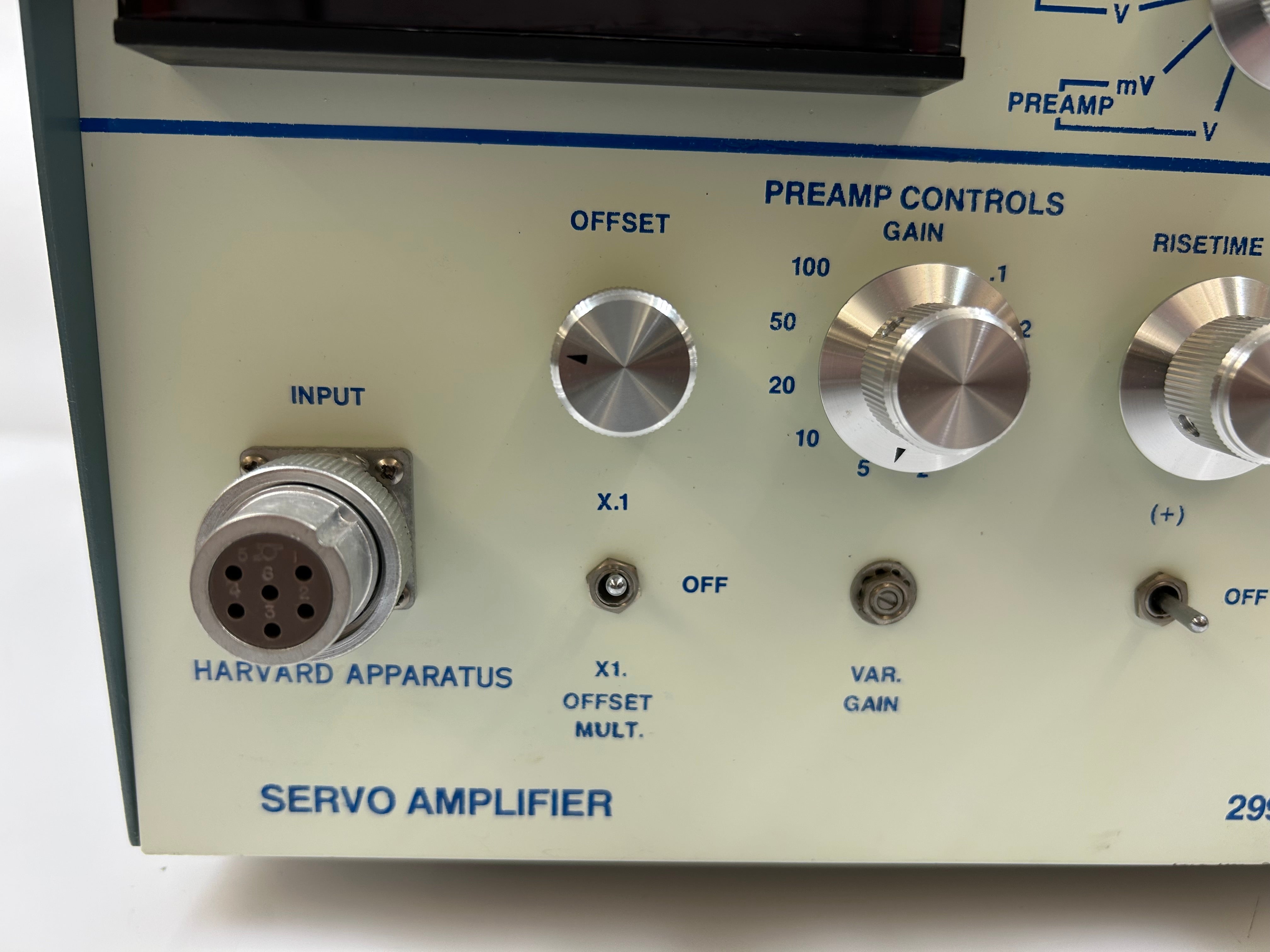 Harvard Apparatus Model 2990 Servo Amplifier *Untested*