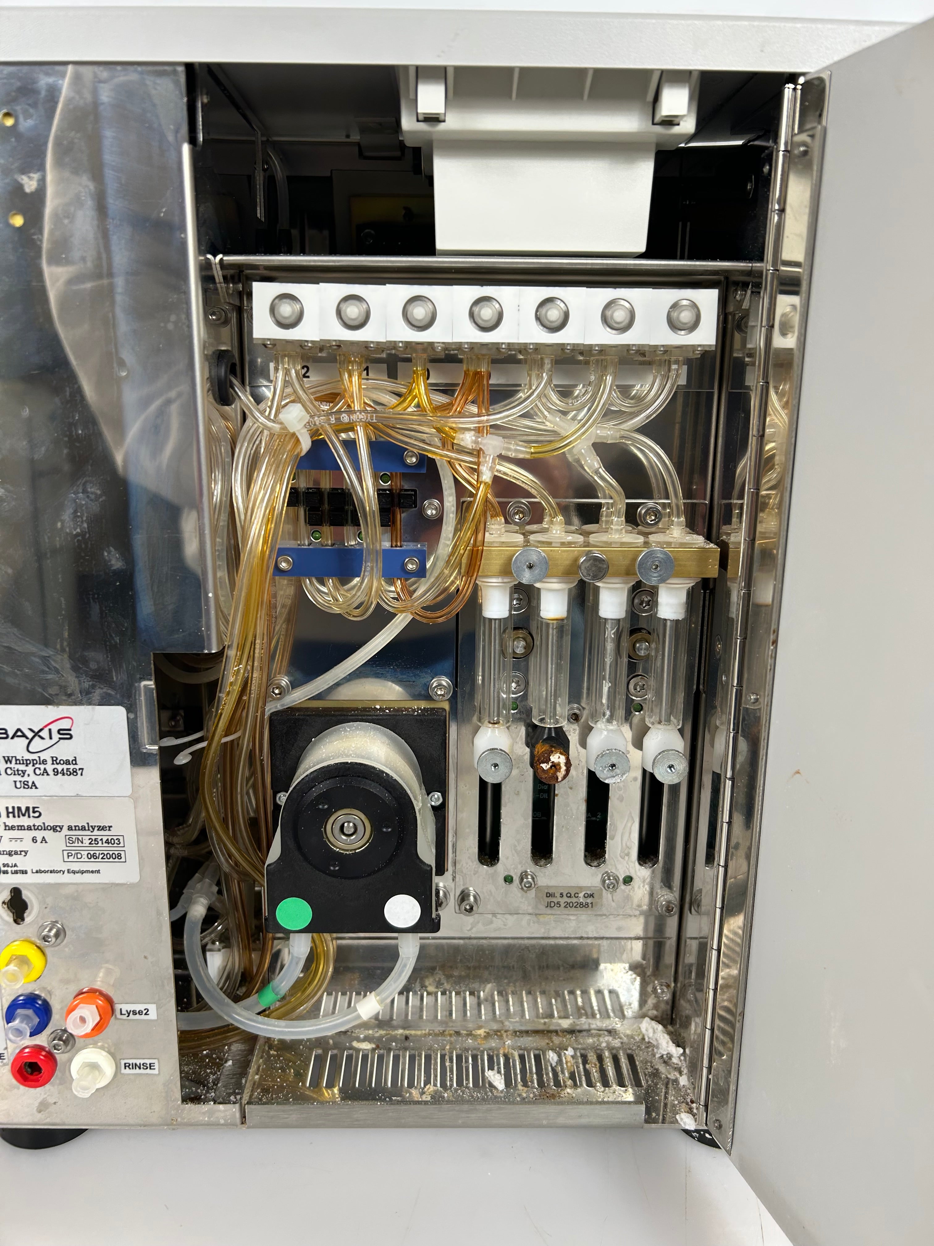 Abaxis VetScan HM5 Veterinary Hematology Analyzer *Untested* *Parts*