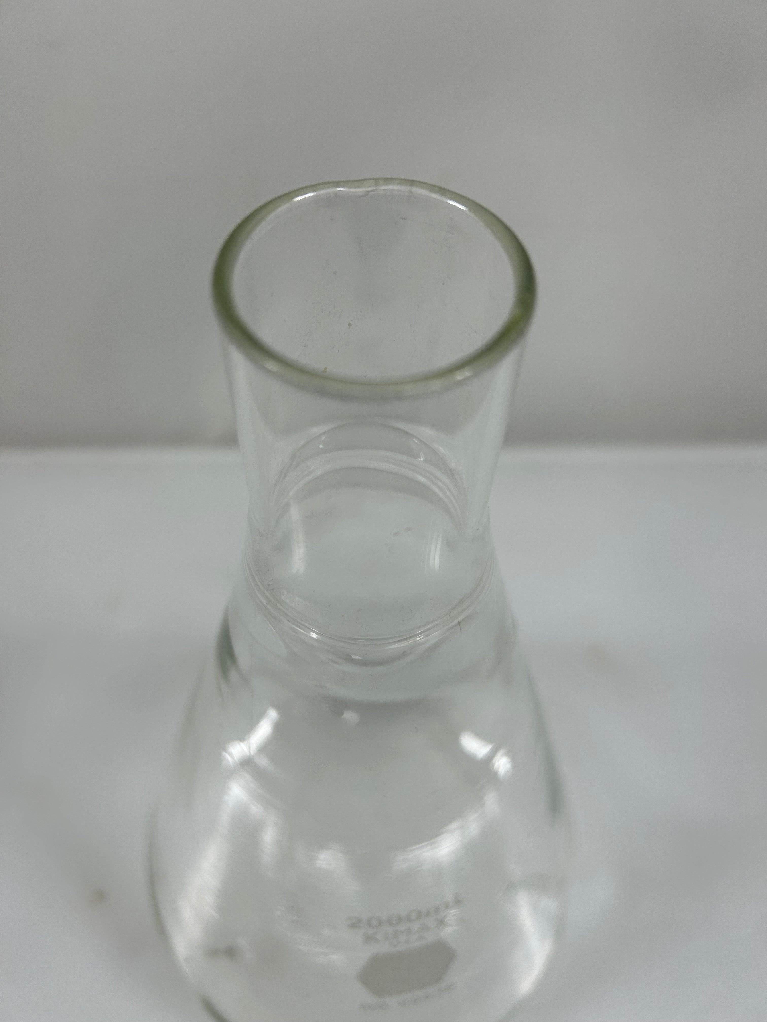 Lab Glass Erlenmeyer 2000ml Flask