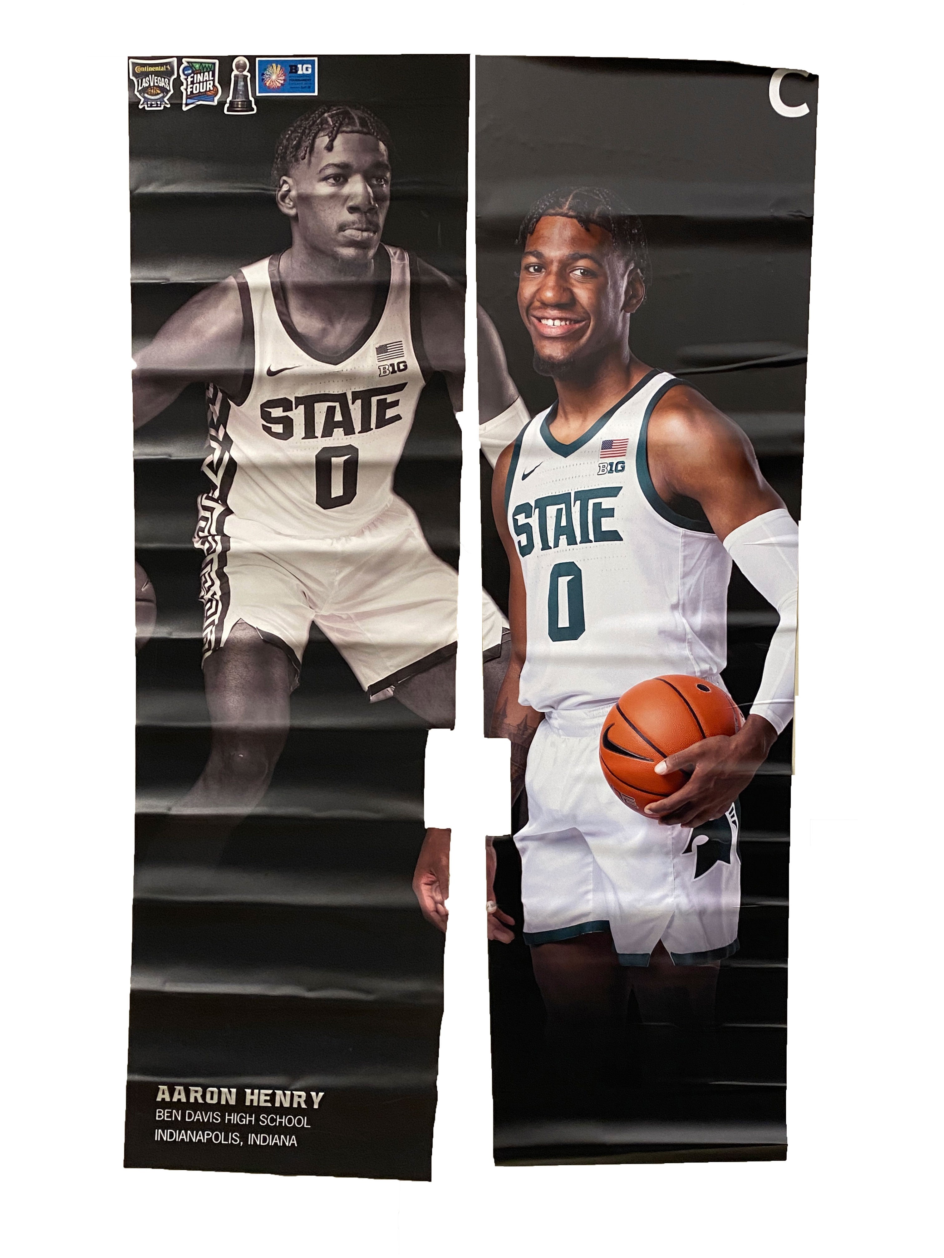 Aaron Henry Basketball Locker Magnets