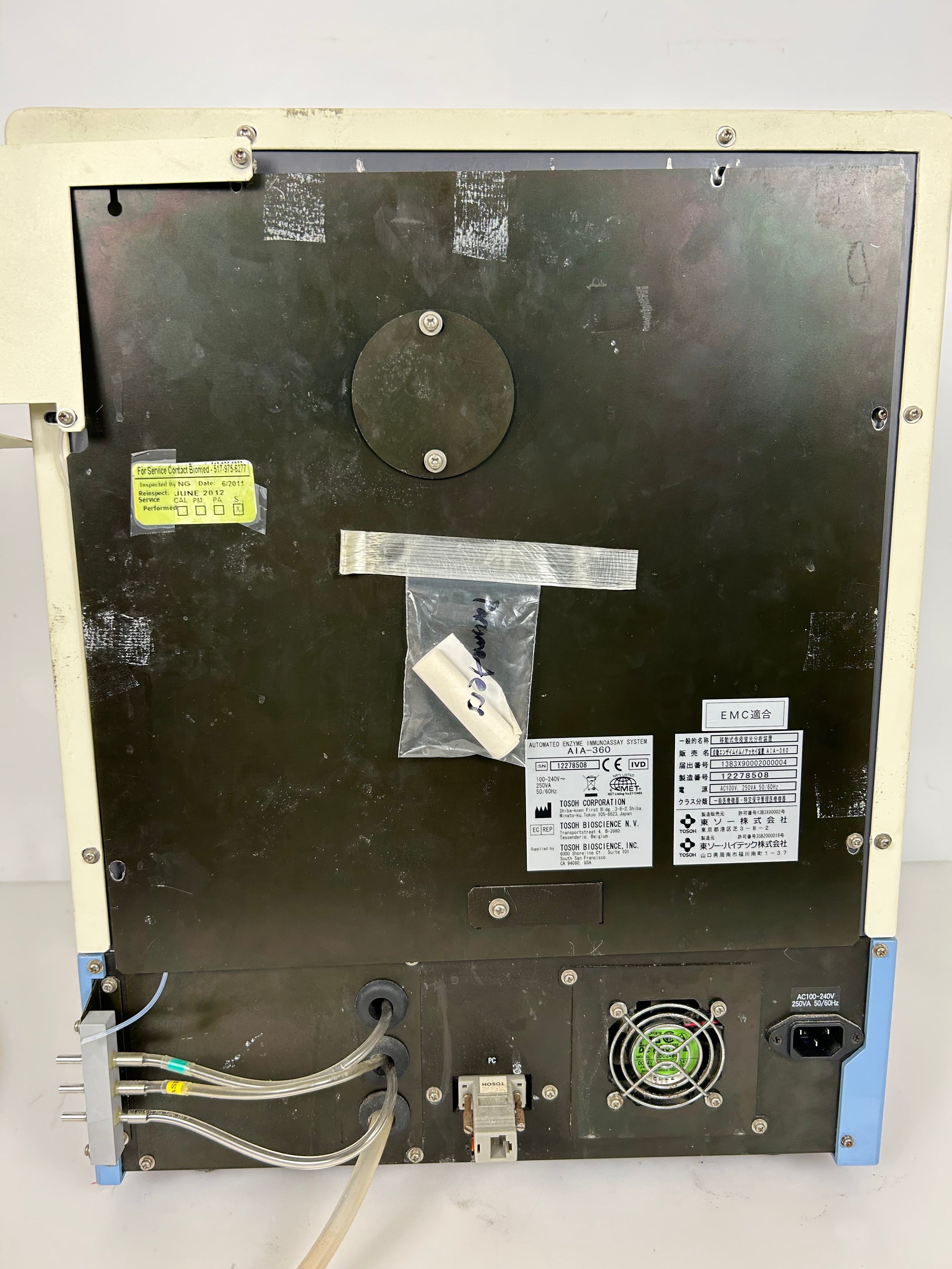 Tosoh AIA 360 Immunoassay Analyzer System