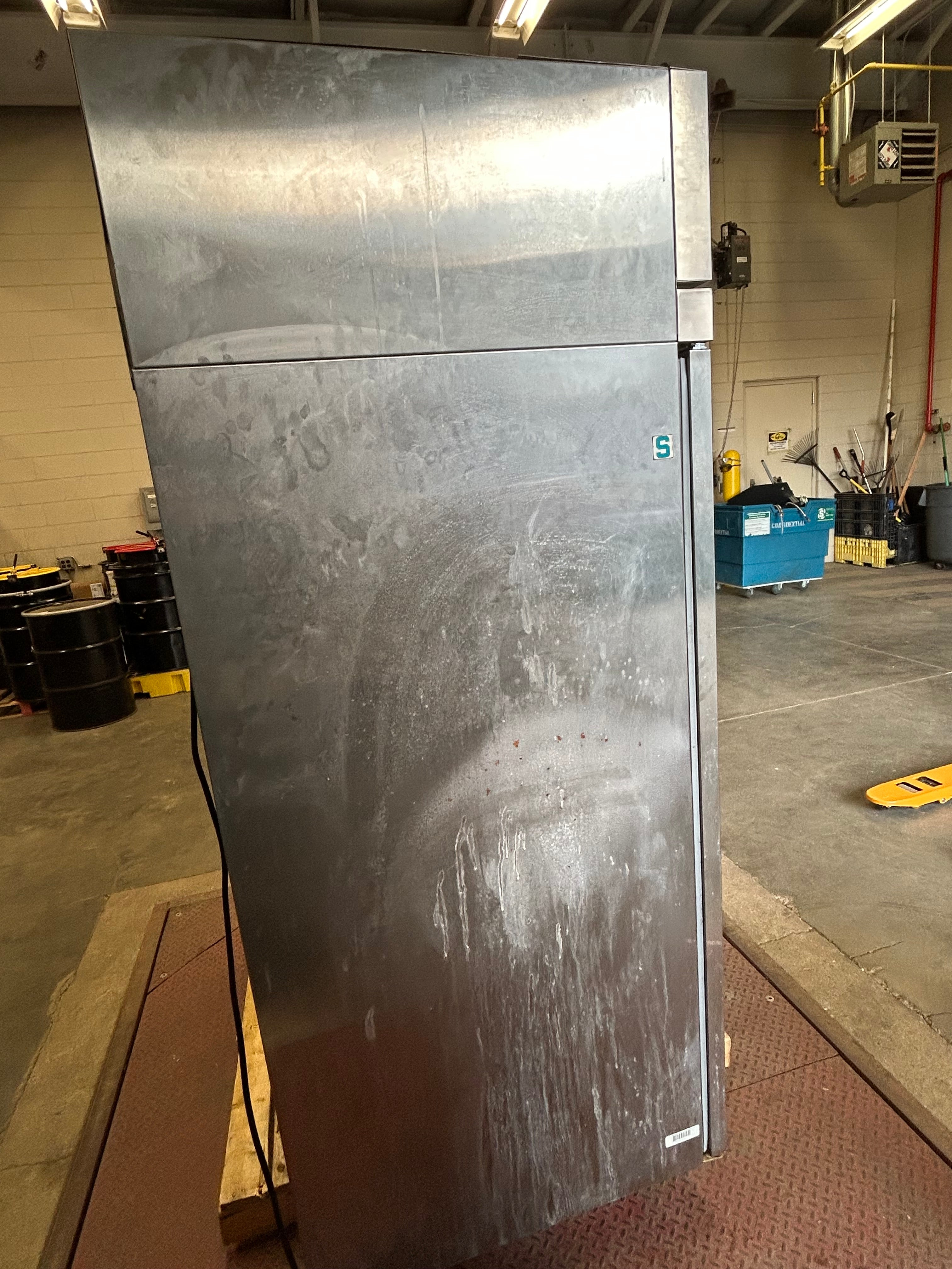 Thermo Scientific/Revco Two-Door Commercial Upright Stainless Steel Laboratory Refrigerator/Freezer