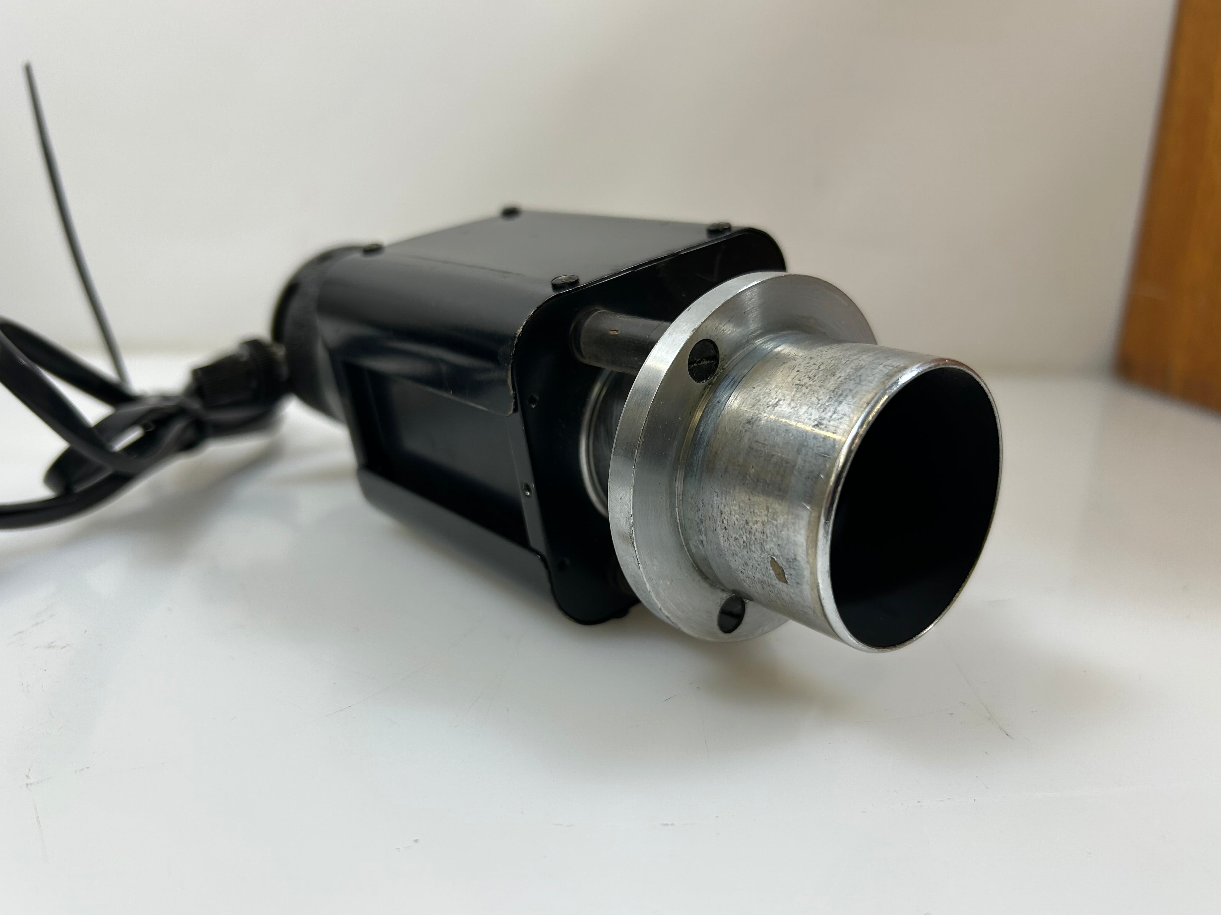 Vintage Leitz Laborlux II Binocular Microscope with Wood Case